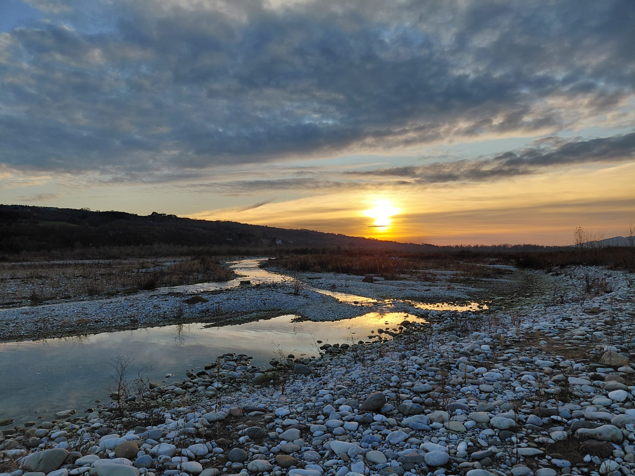 Piave al tramonto
