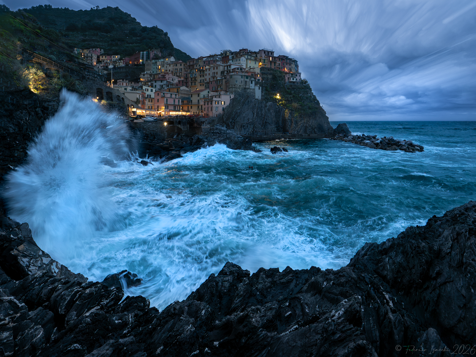 Tempesta a Manarola