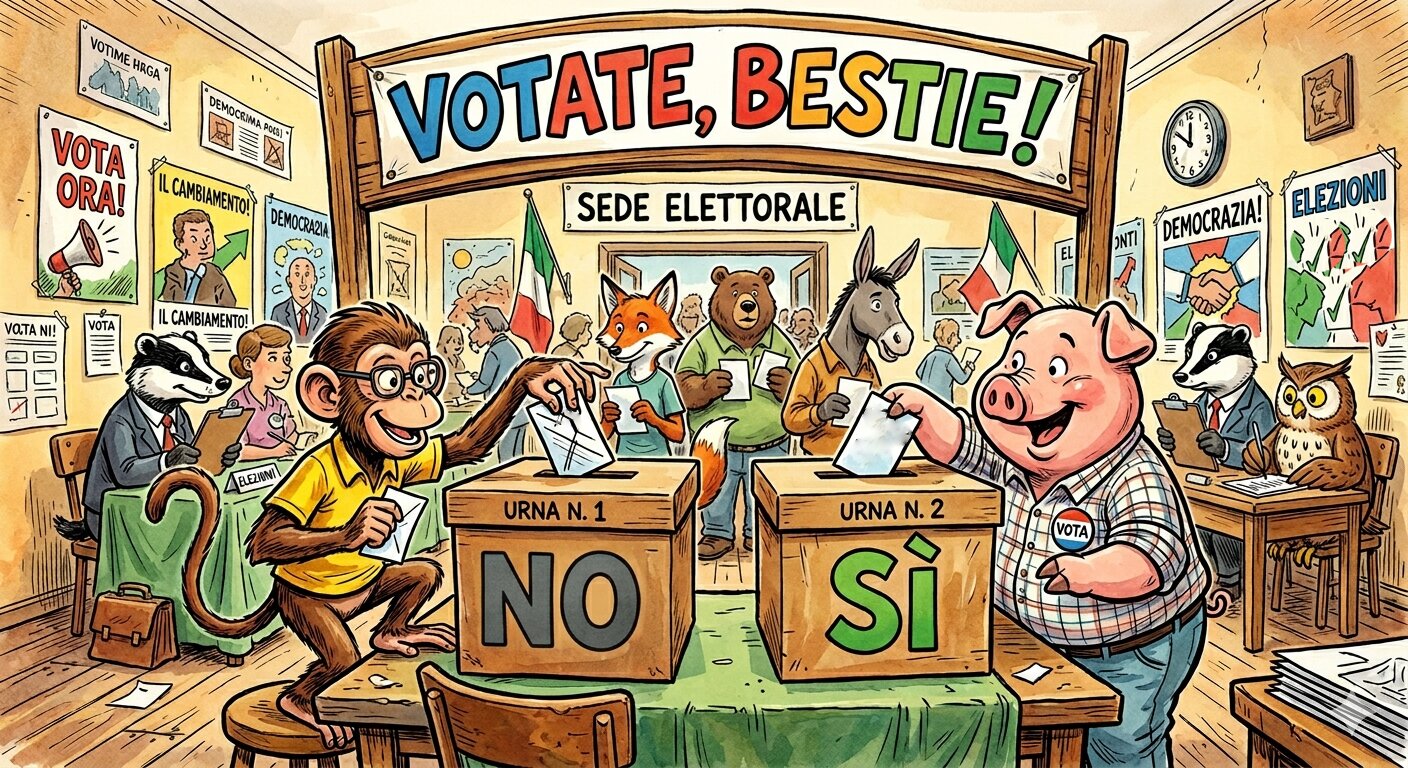 Vote, beasts!