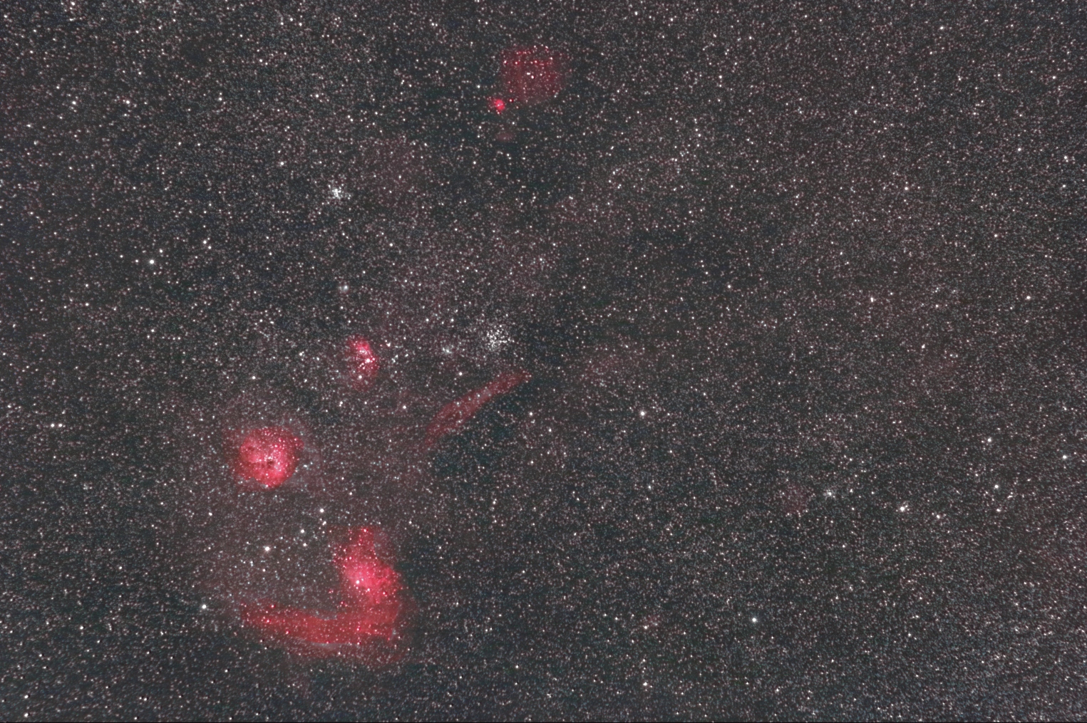 Parte centrale della costellazione della Auriga [dslr]