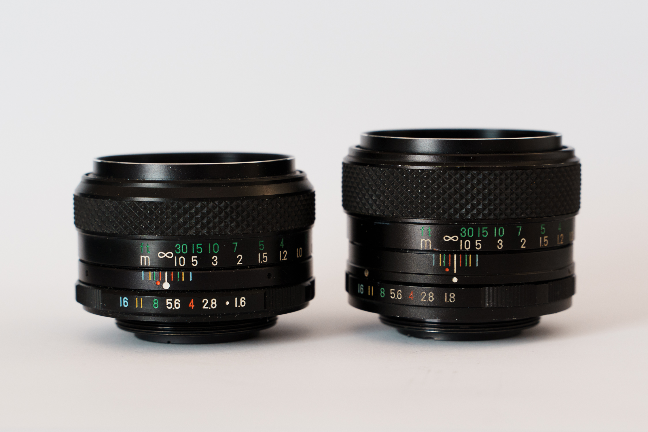 Fujinon 55 1.6 vs 1.8