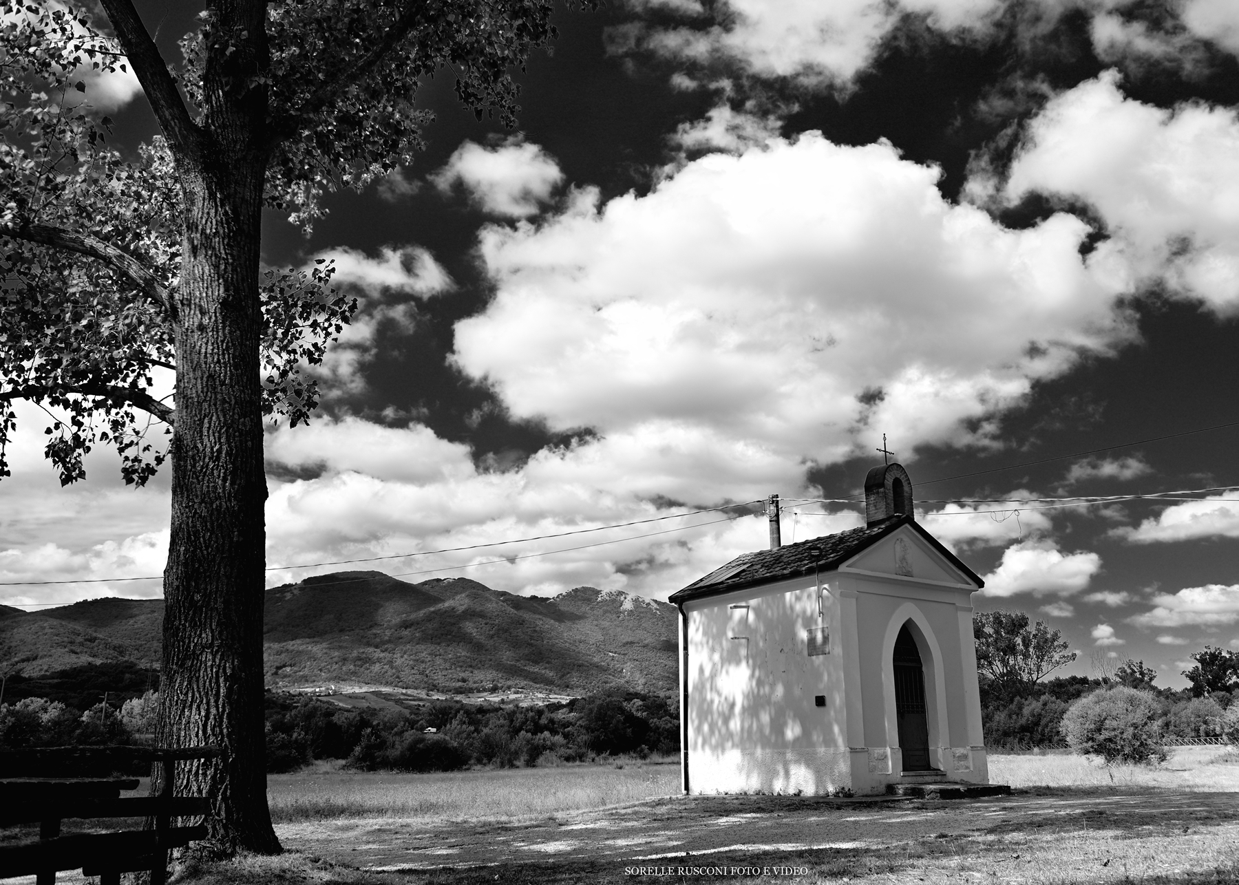 Il dialogo dell'albero e della cappella.