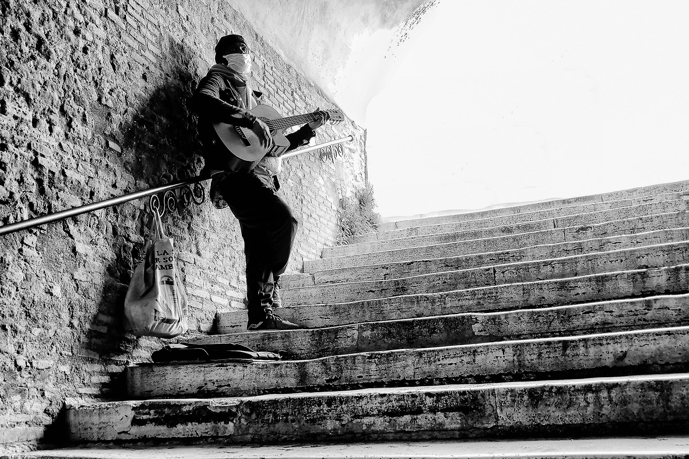 La chitarra sulle scale