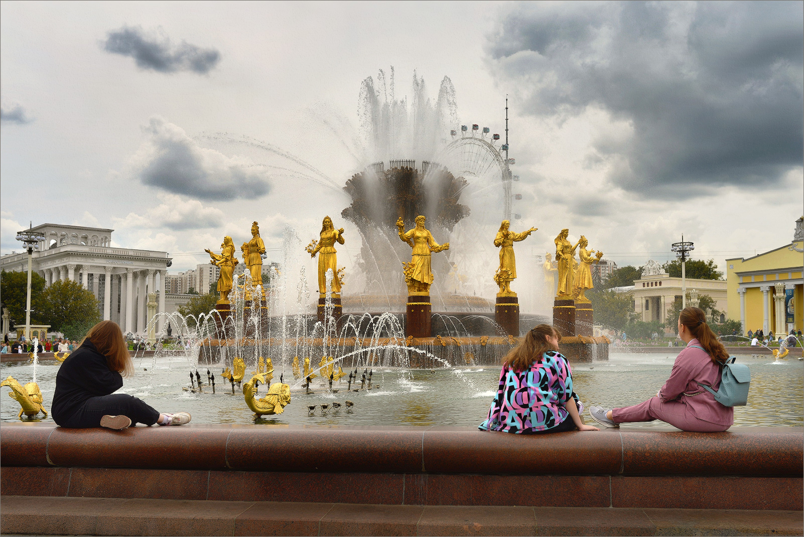 La fontana “L'amicizia dei popoli” a VDNKha