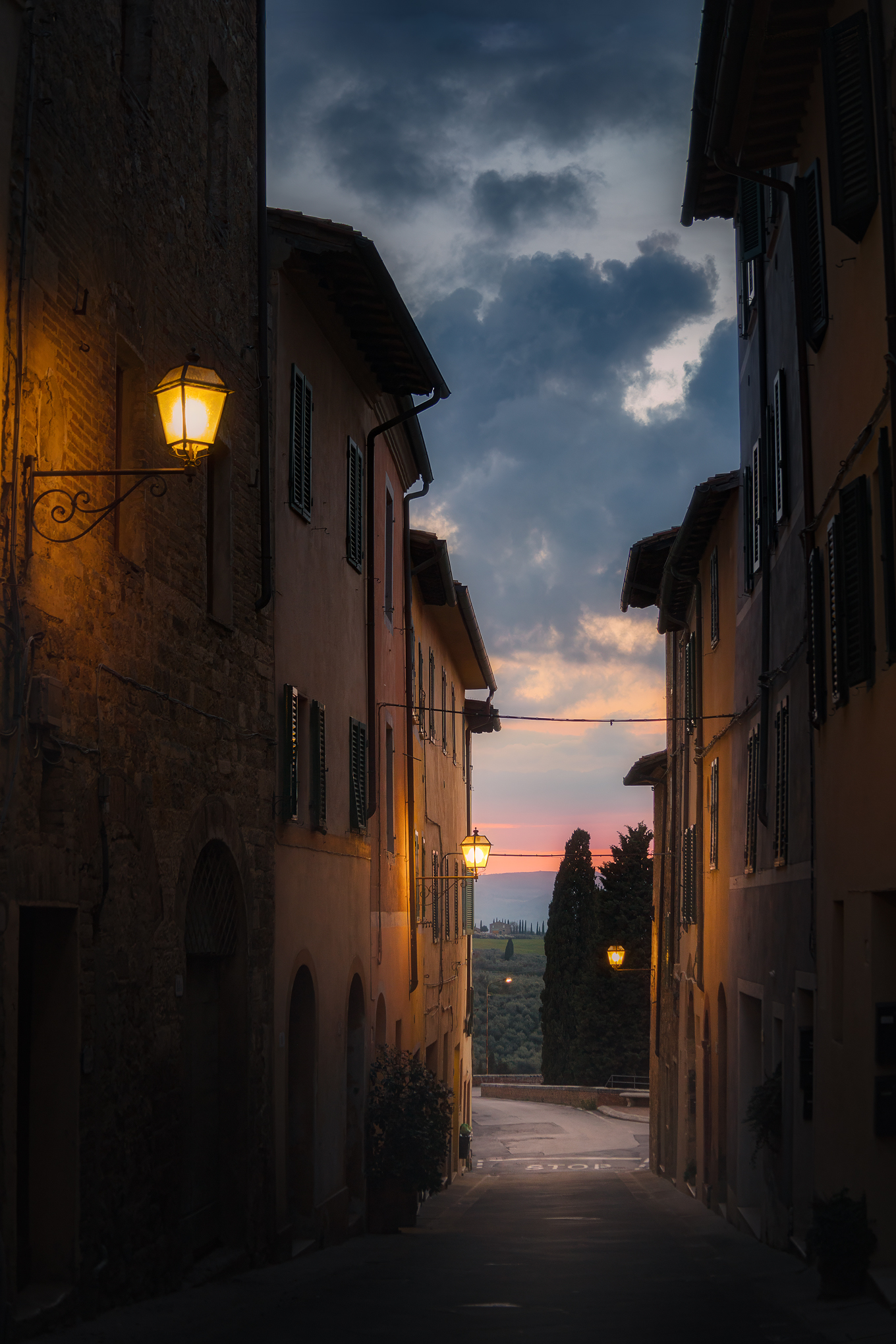 The alleys of San Quirico