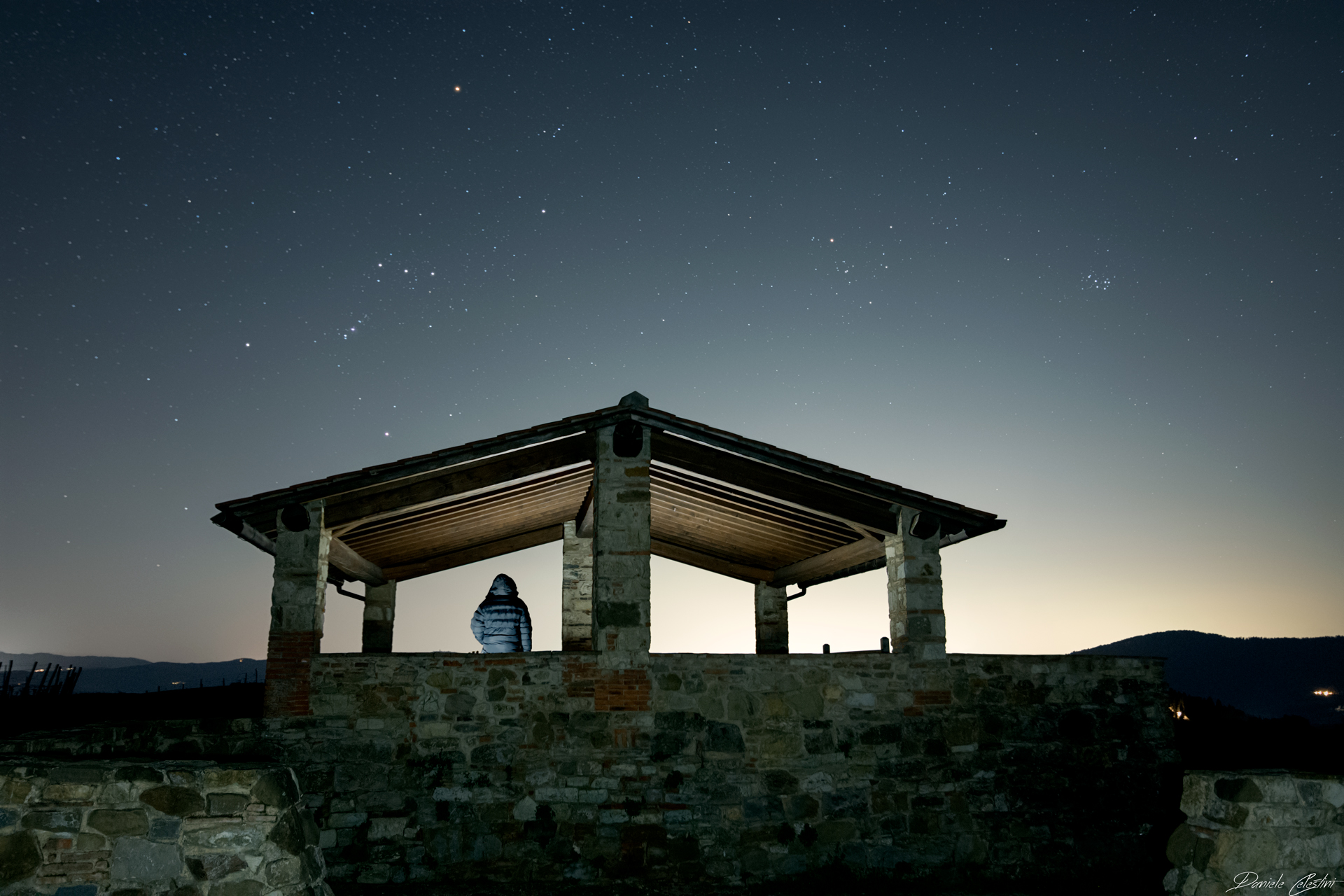 Under Orion and Taurus