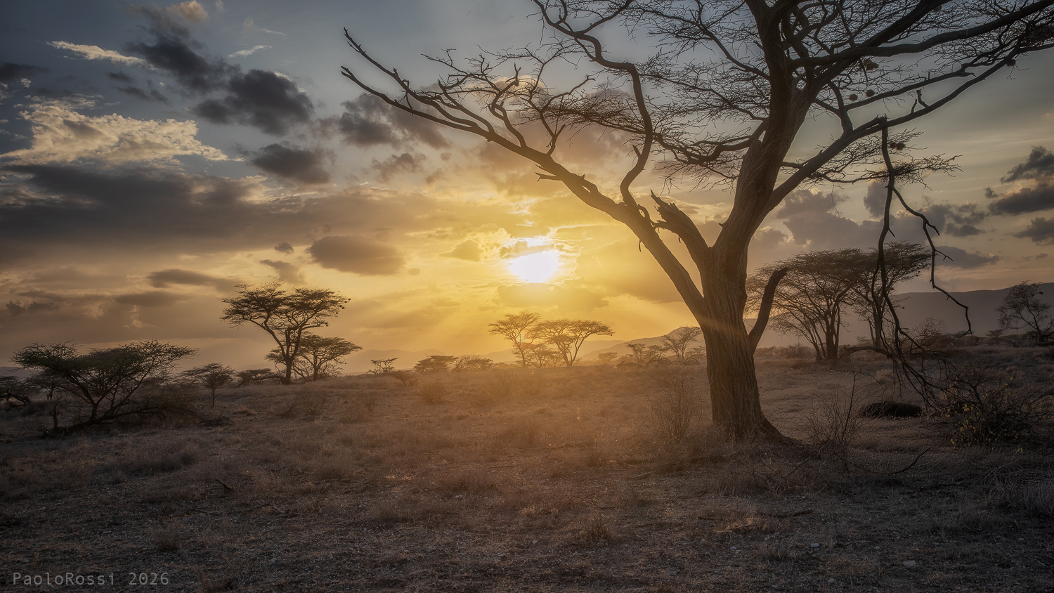 African sunset...