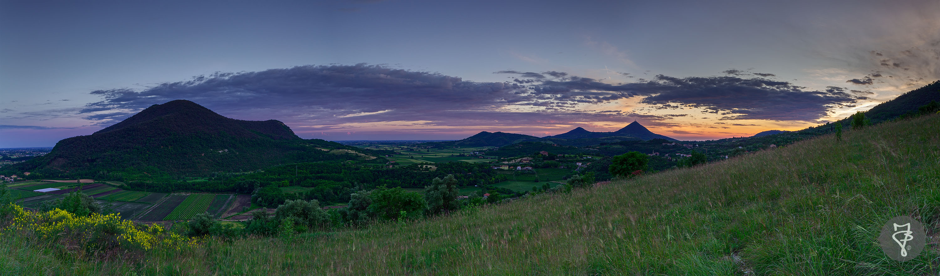 Euganean Hills Sunset