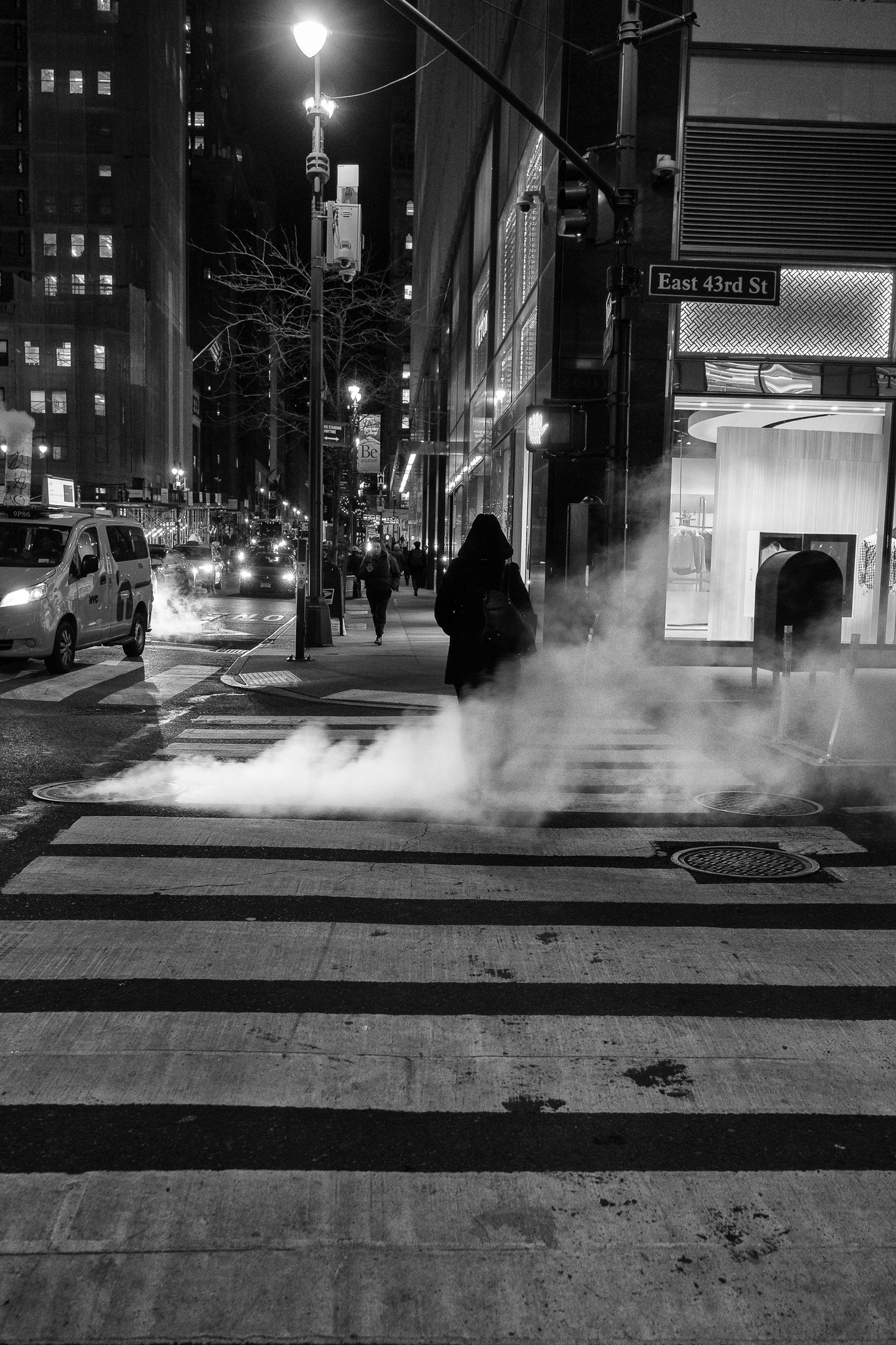 Walking around New York