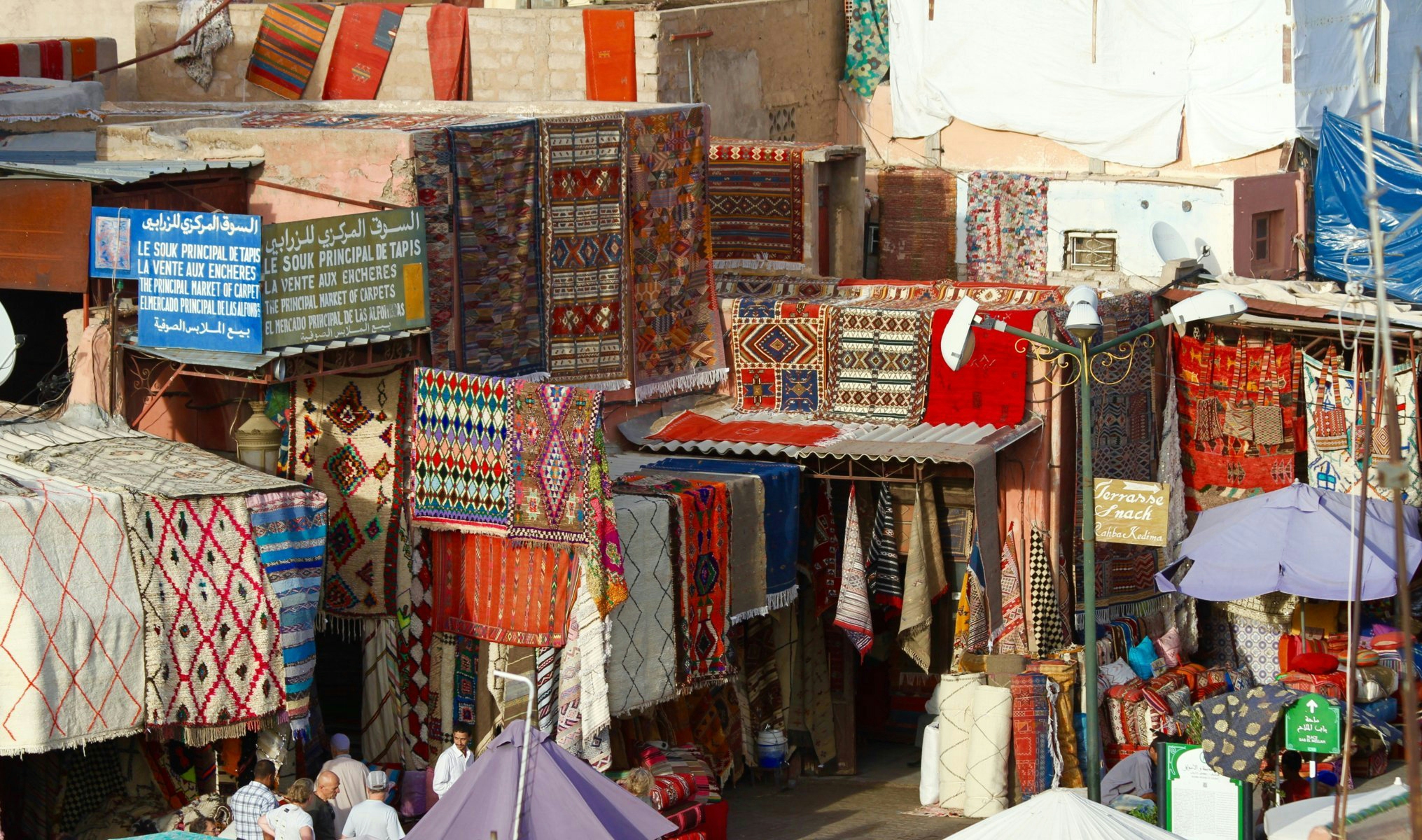Souk Zrabia a Marrakech