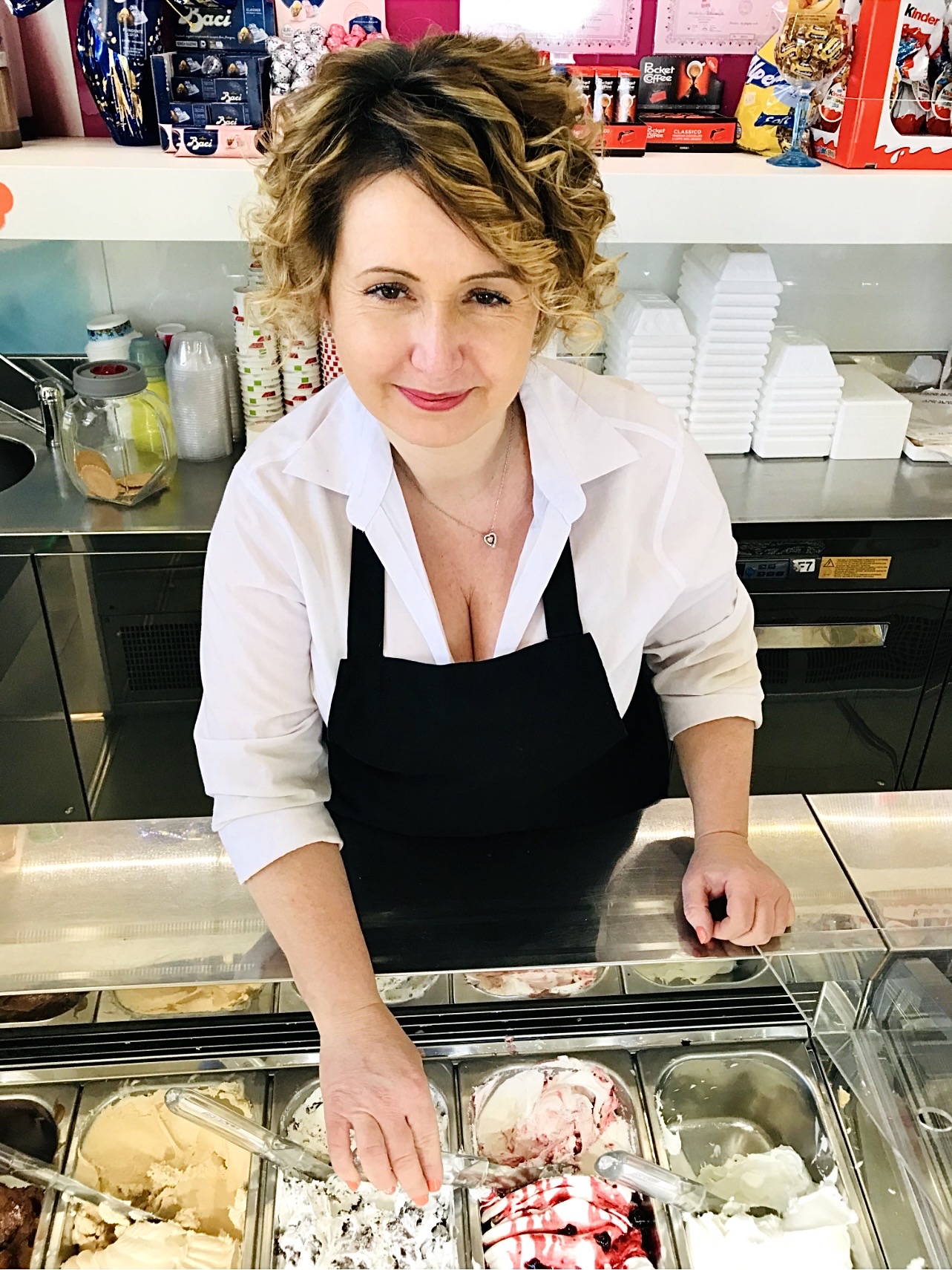 Yes Romina, stracciatella!