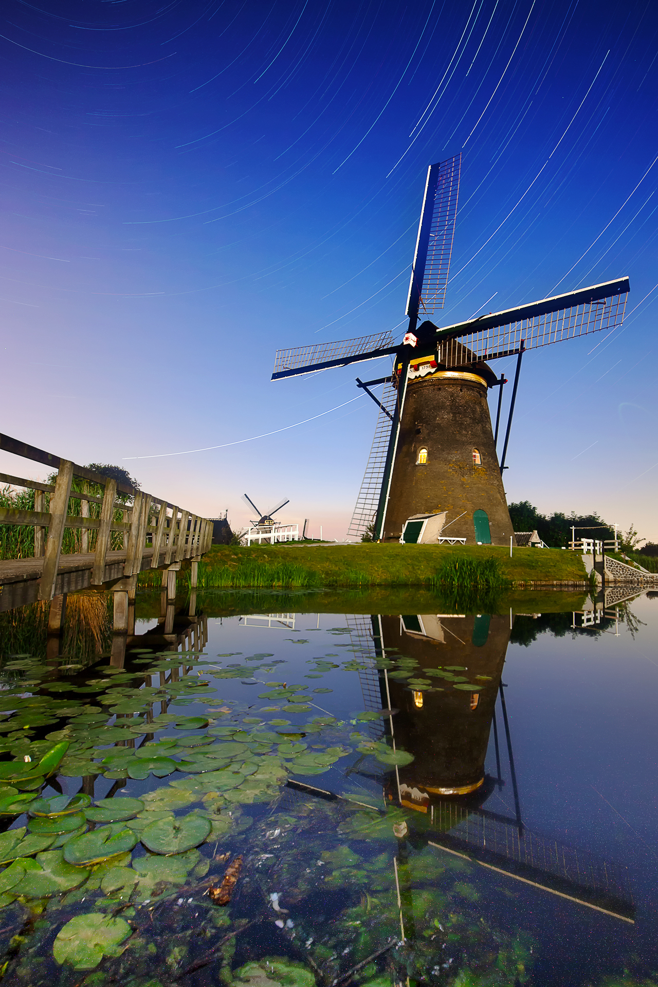 Startrail Kinderdijk