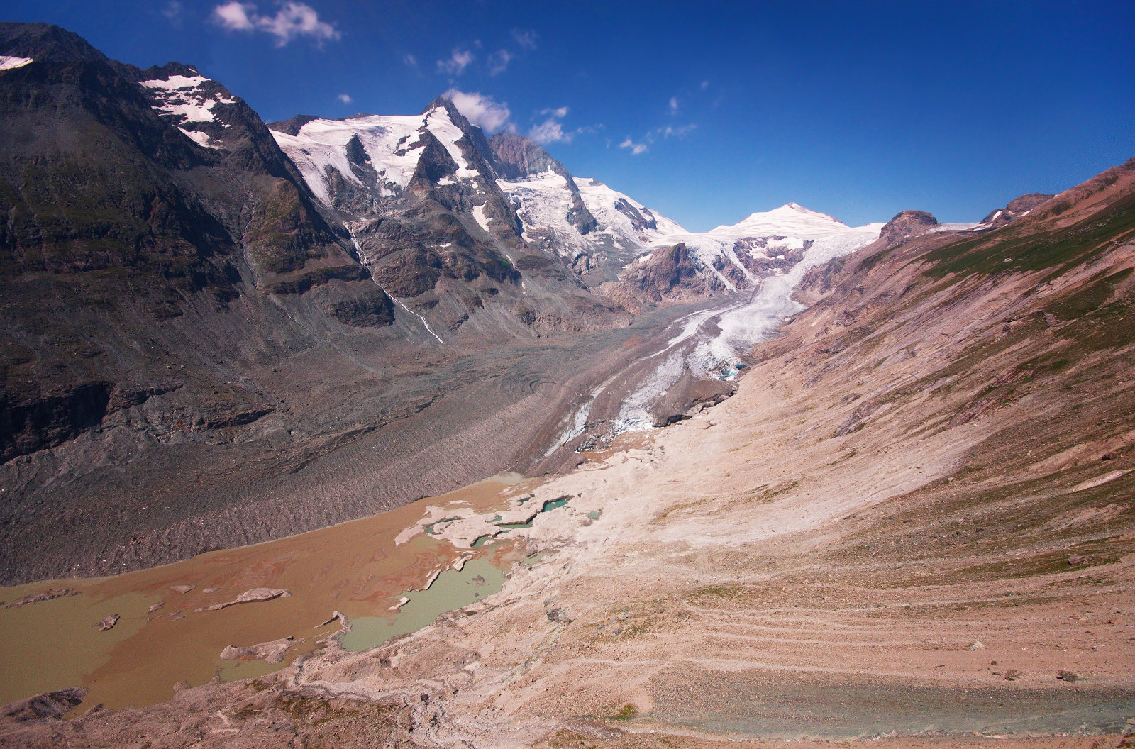 Pasterze, ghiacciaio in Austria. Grossglockner Hochalpenst