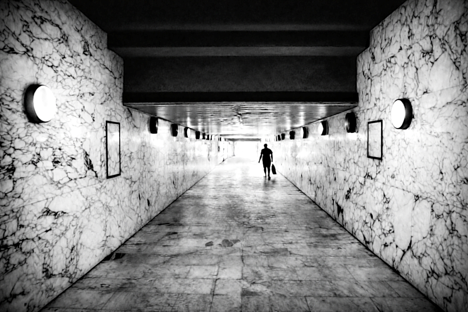 Passing through
