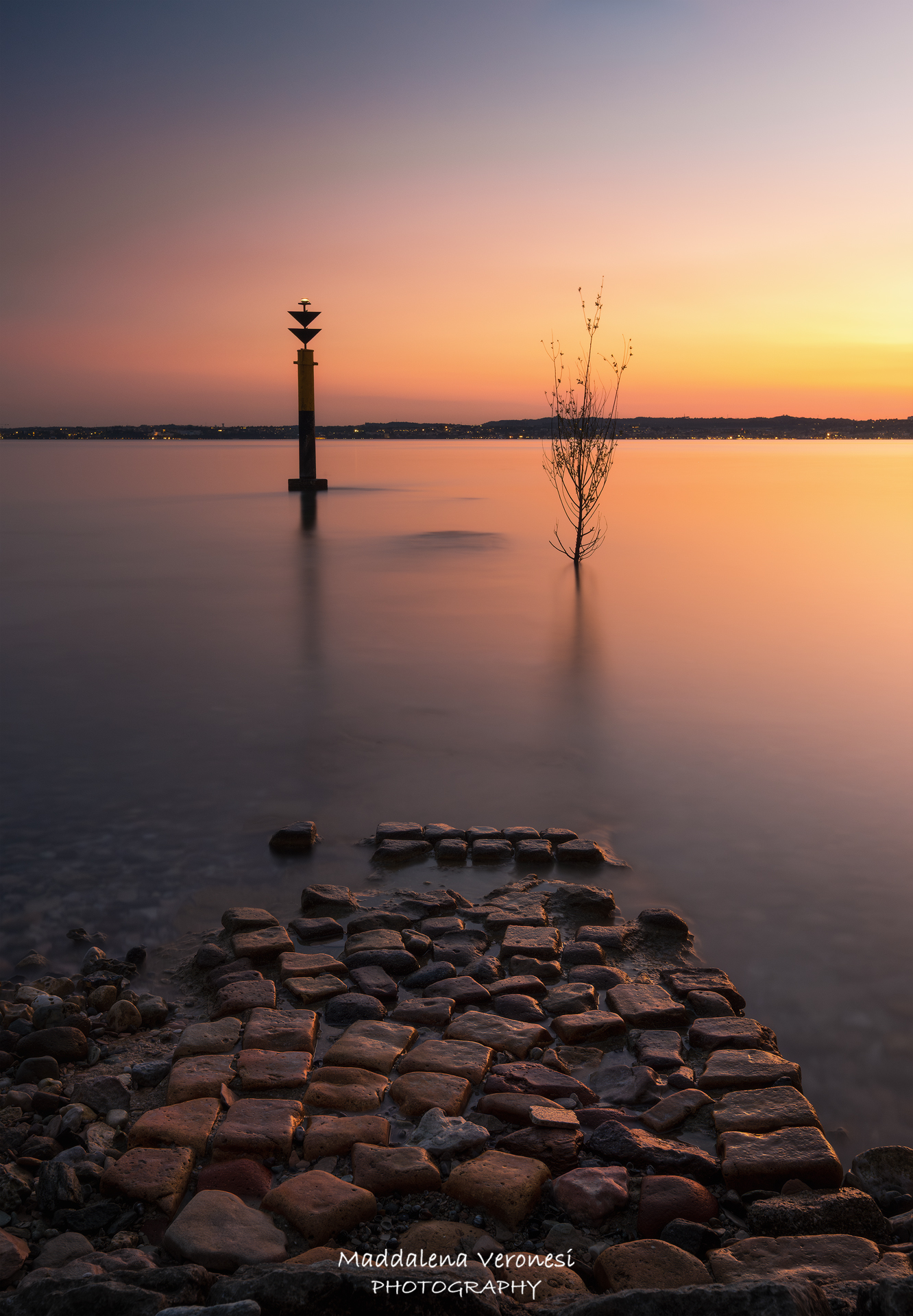Sunset in Sirmione