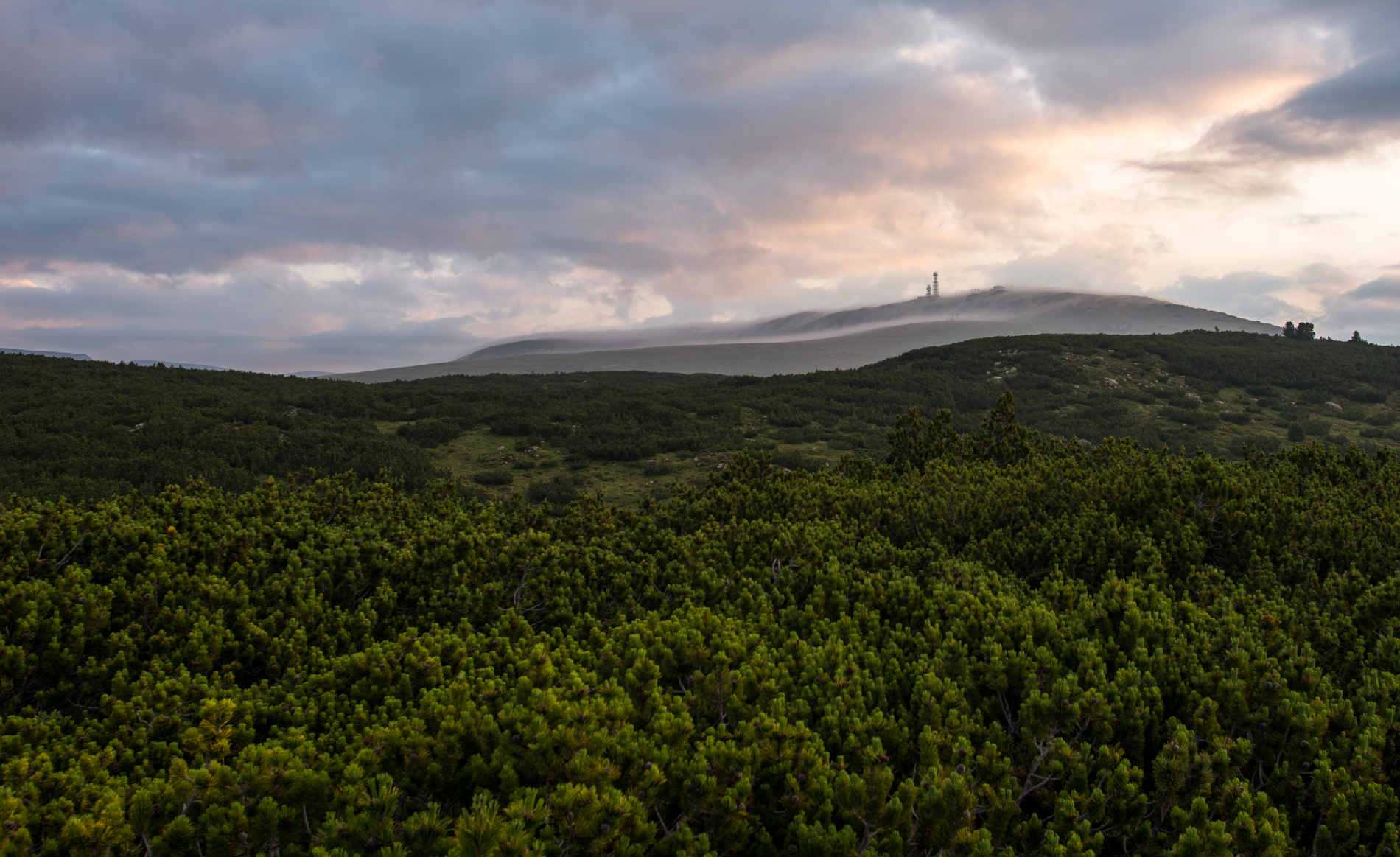 Sunrise on Rittner Horn