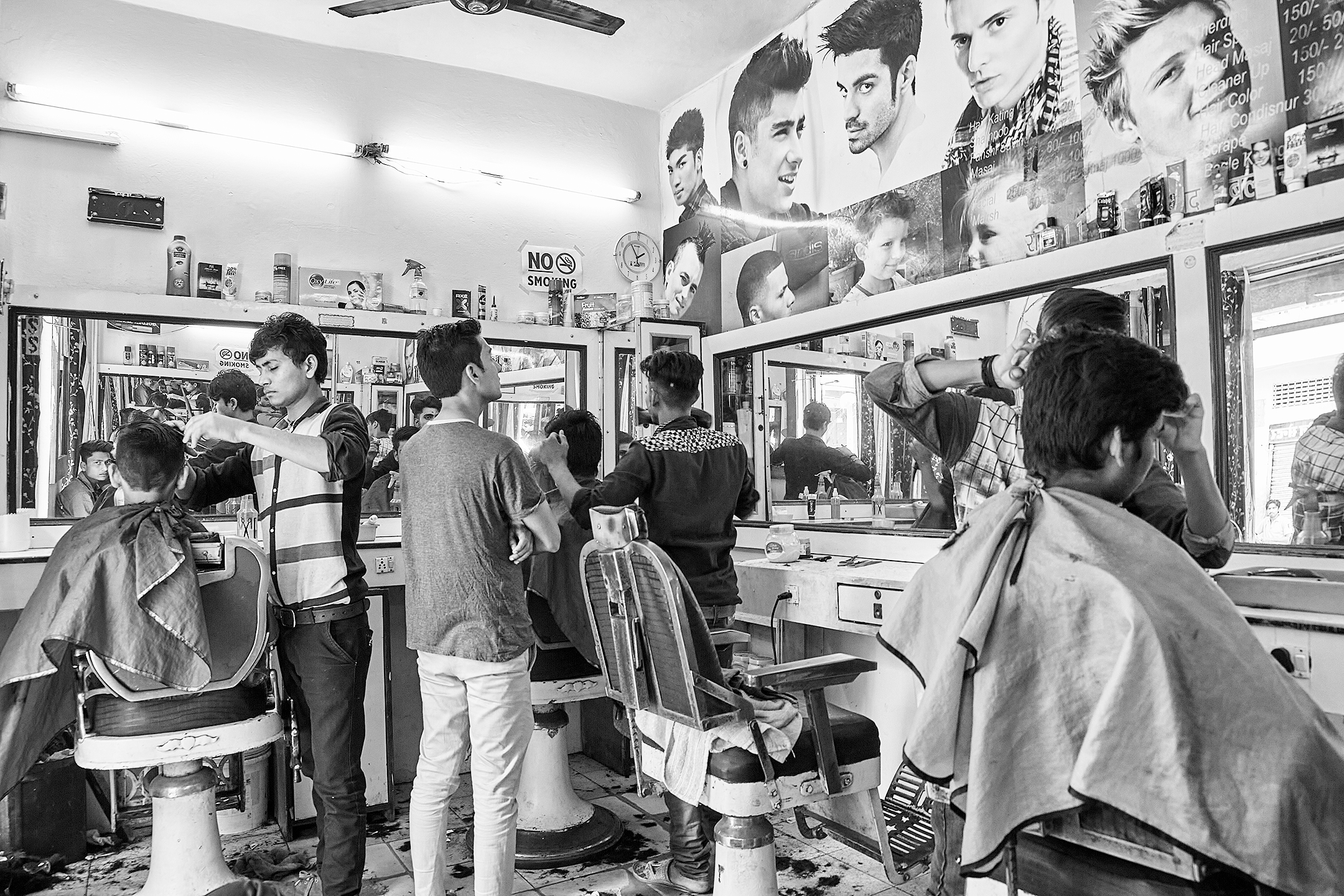 At the Barber's