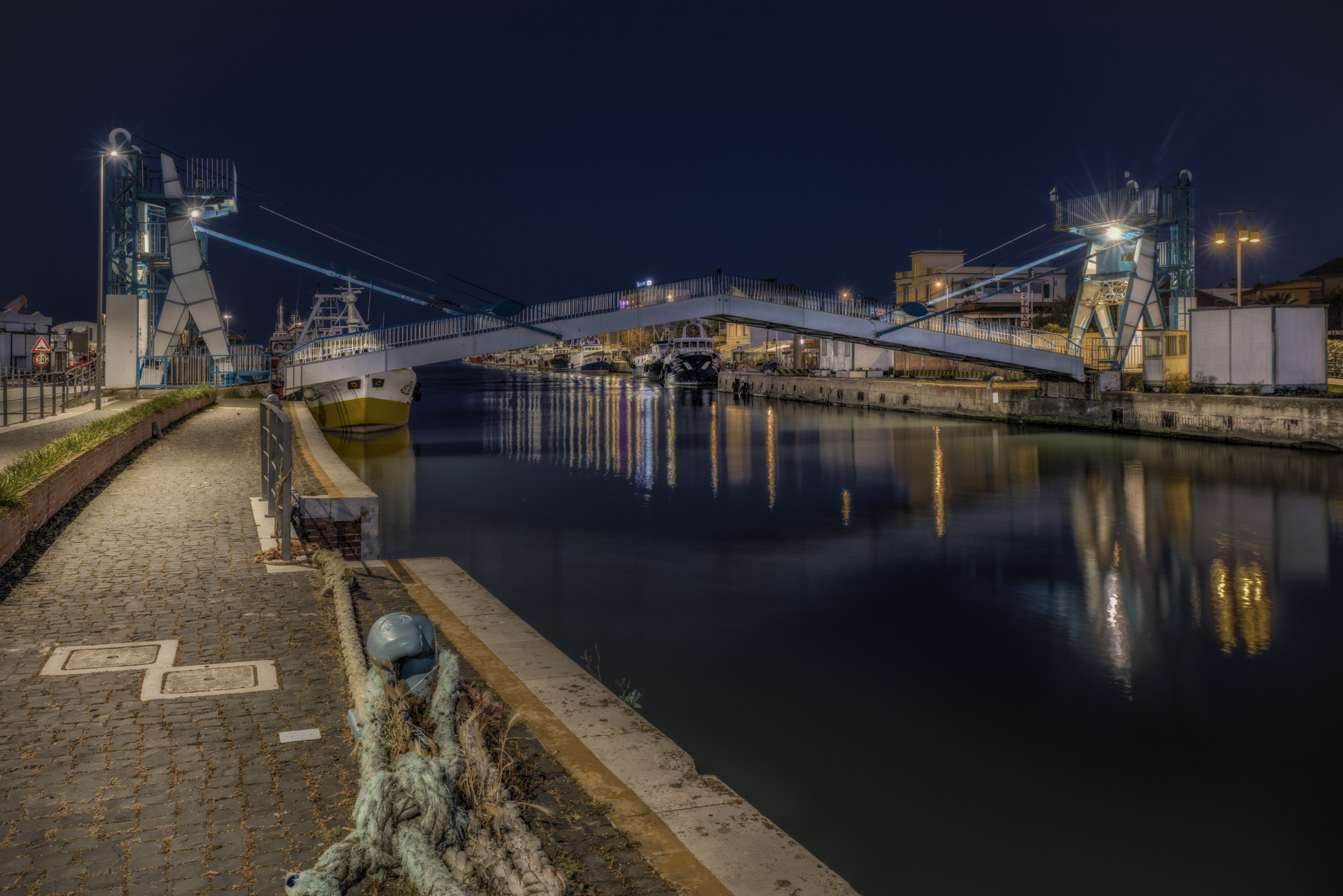 Fiumicino - the pedestrian walkway
