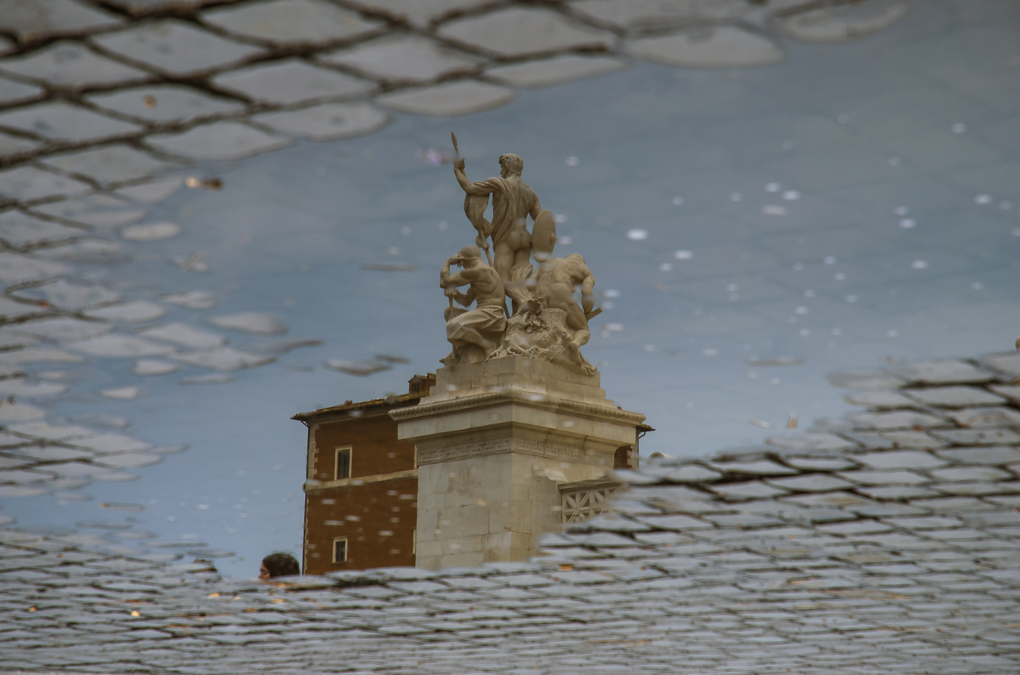 Monumento in Piazza Venezia, inizio via dei Fori
