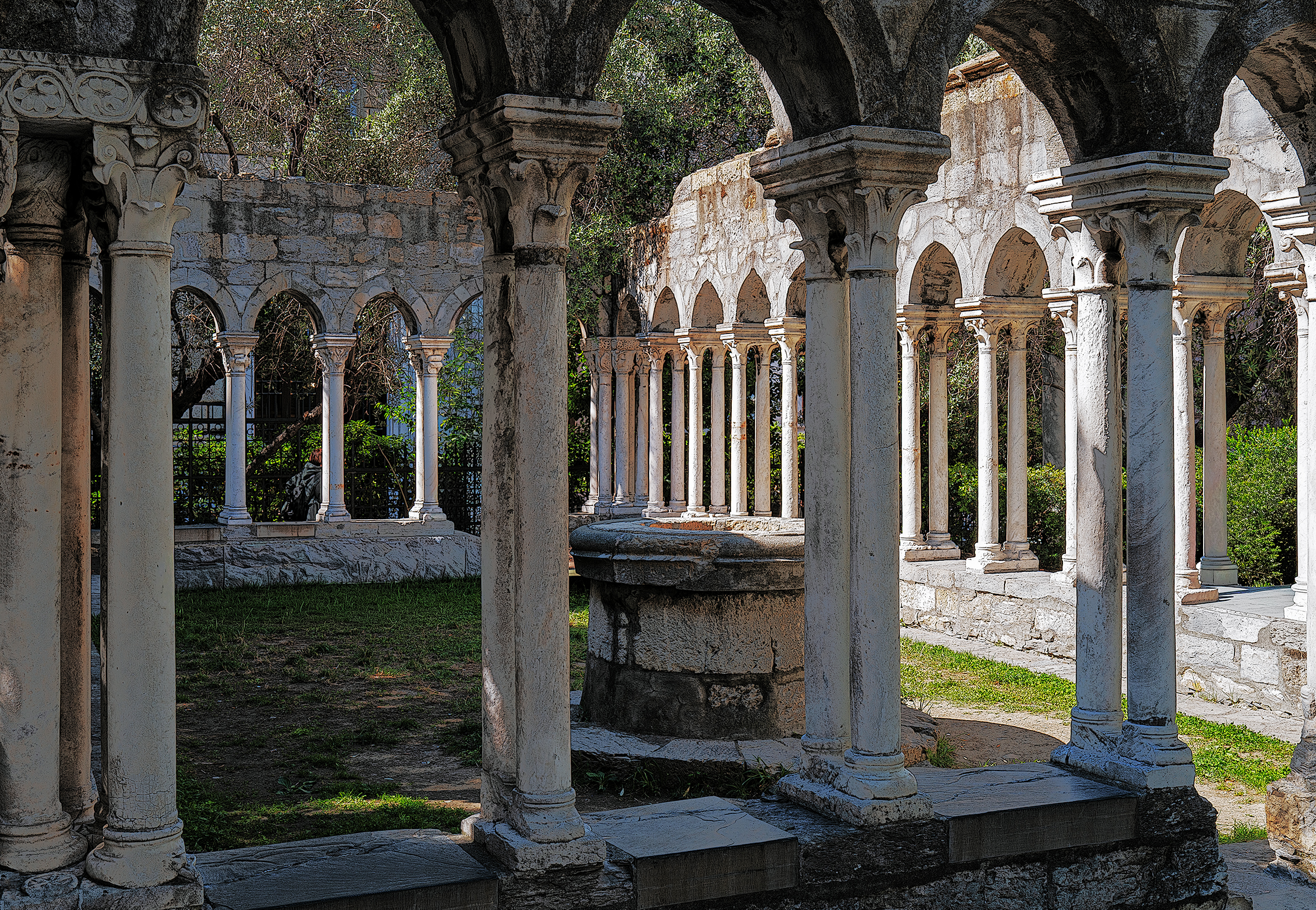 Genoa - Cloister of Sant'Andrea
