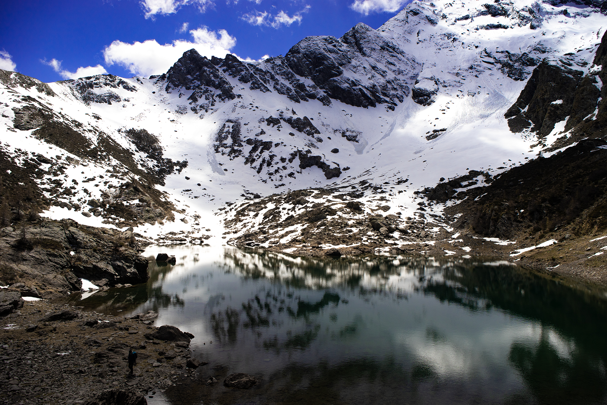 Belviso, lago verde