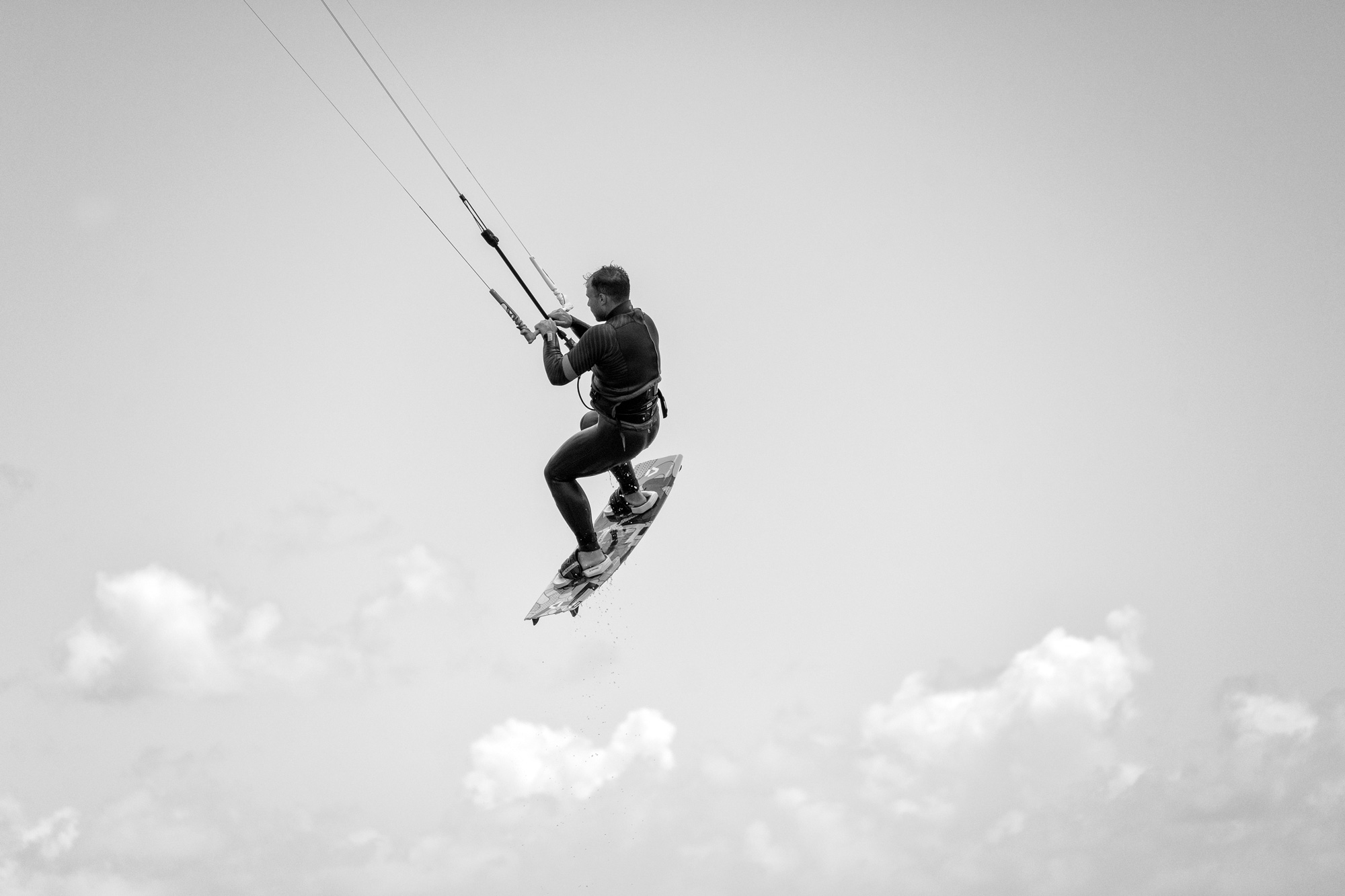 In the clouds