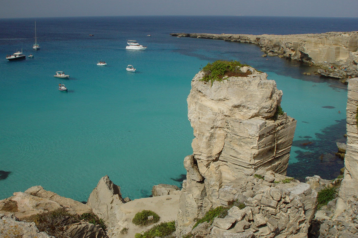 the sea of ??Favignana