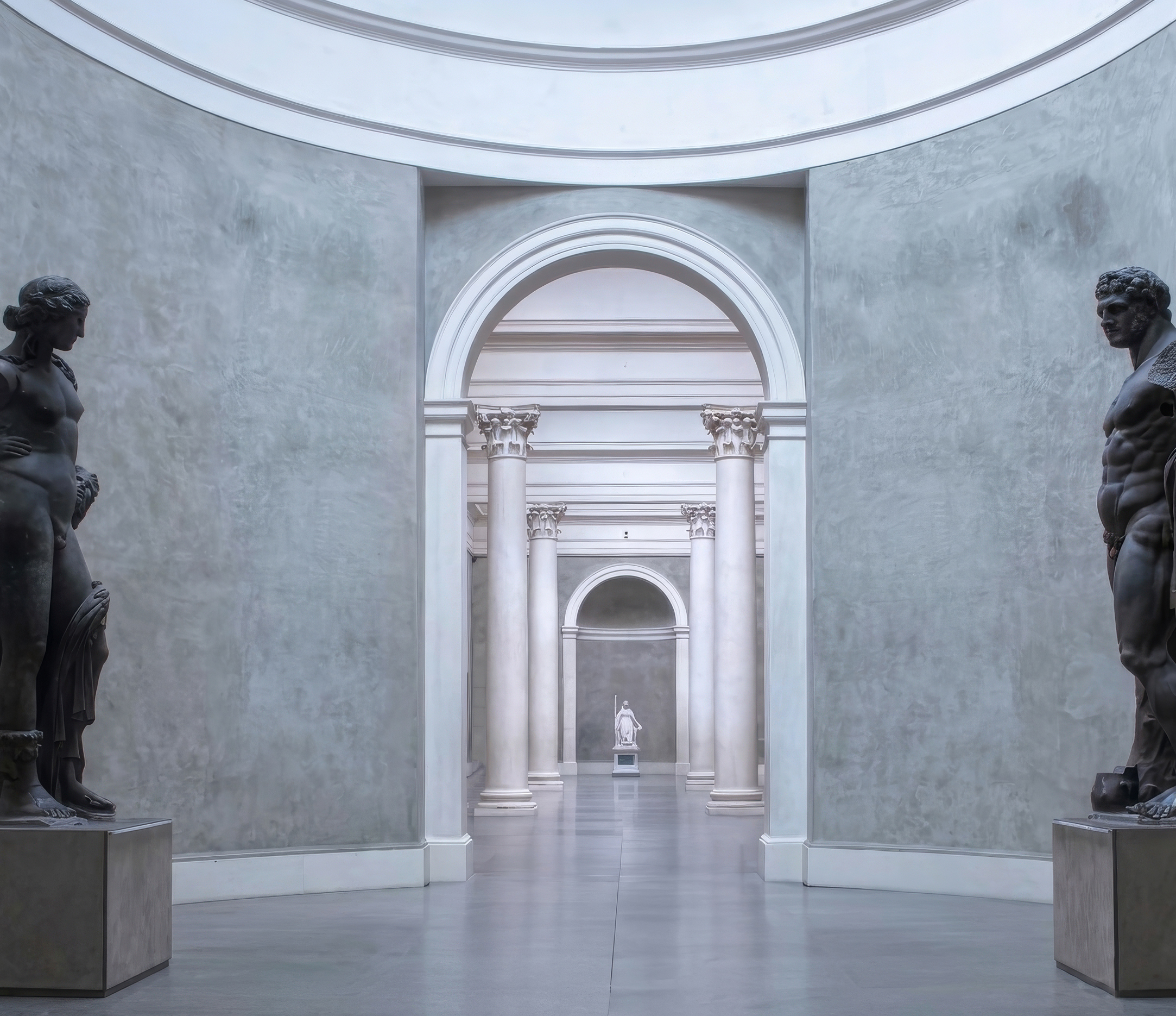 One of the rooms of the National Museum of Parma