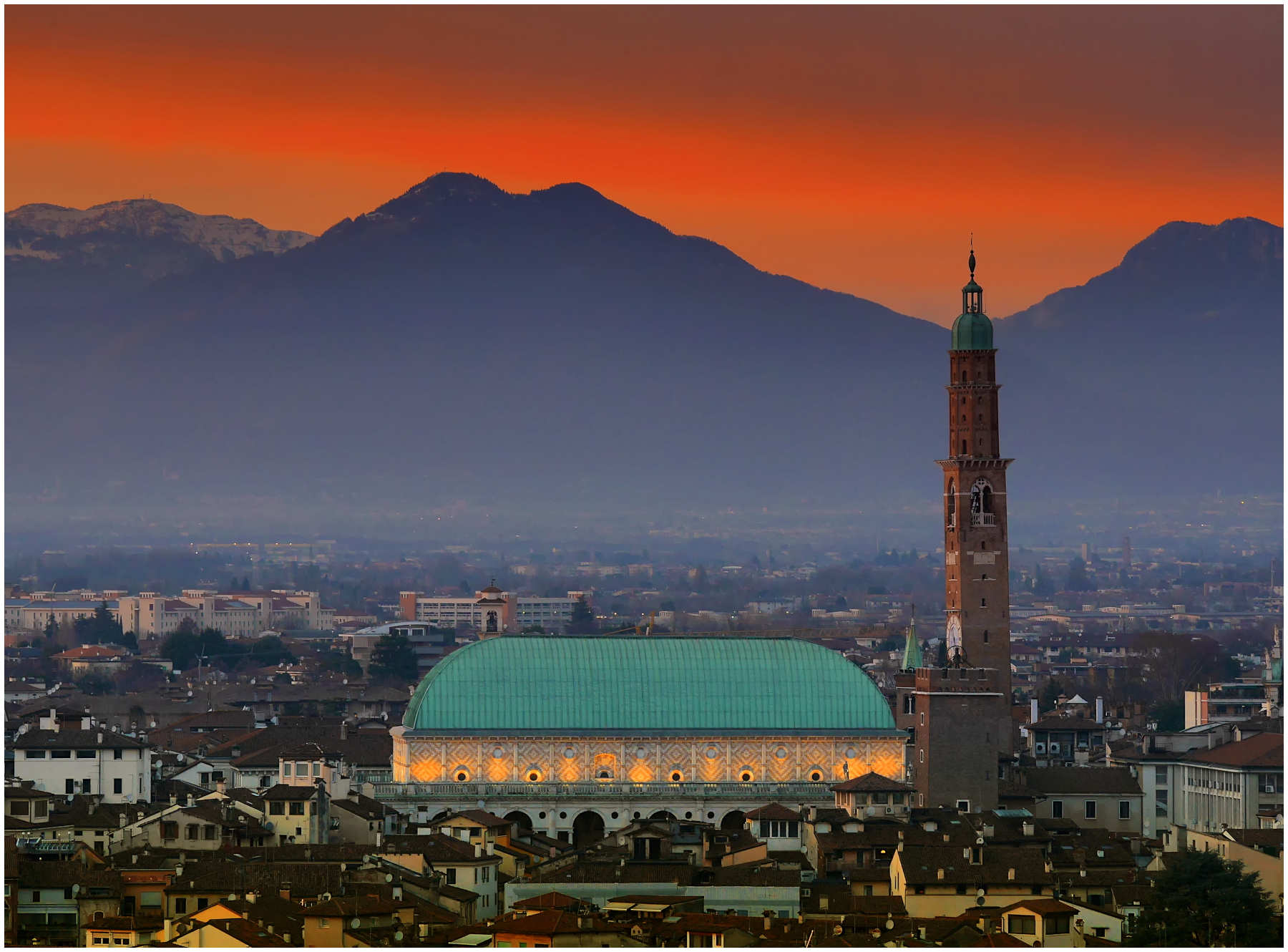 Tramonto Palladiano, Vicenza