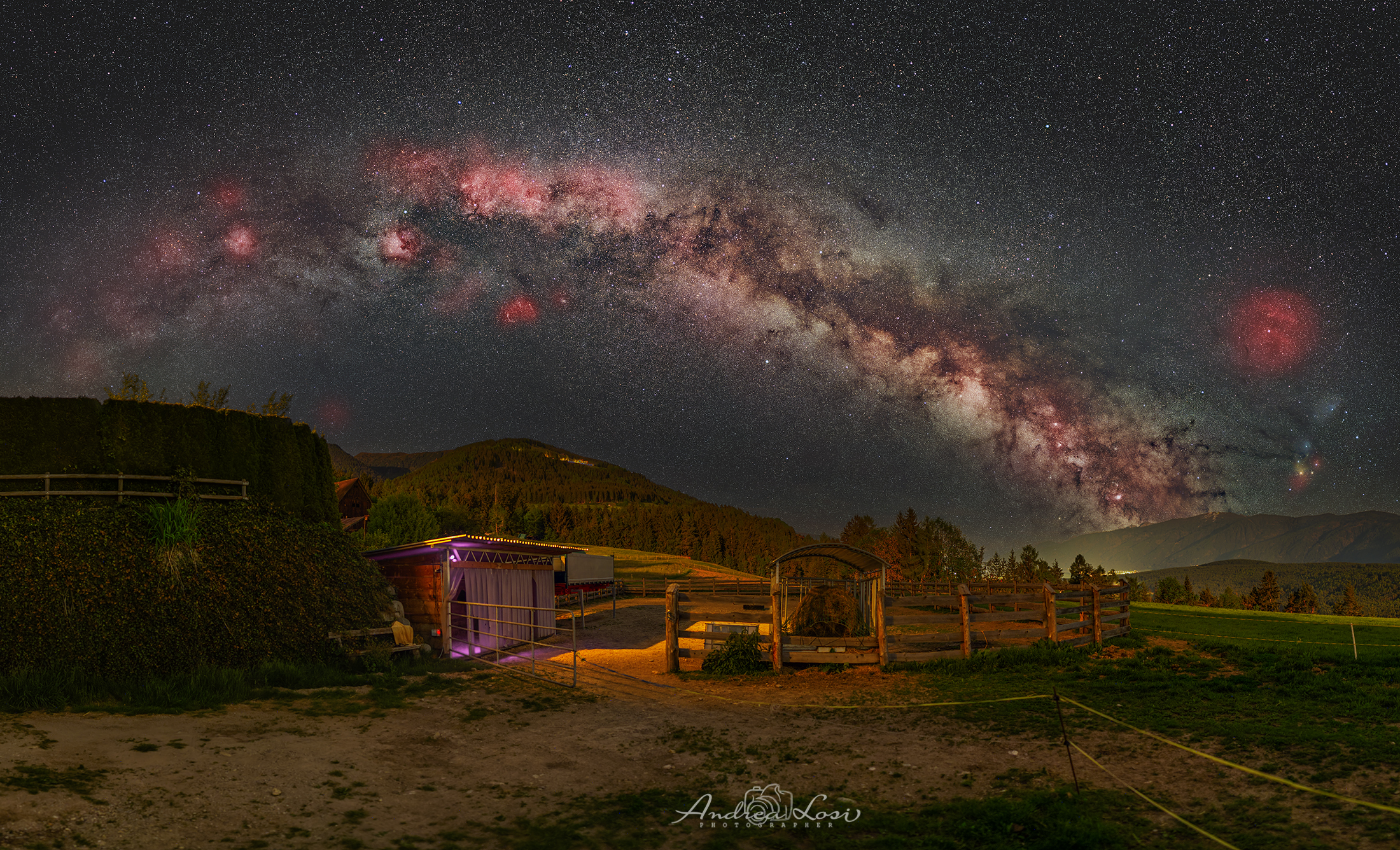 A splendid starry night, not to be forgotten!