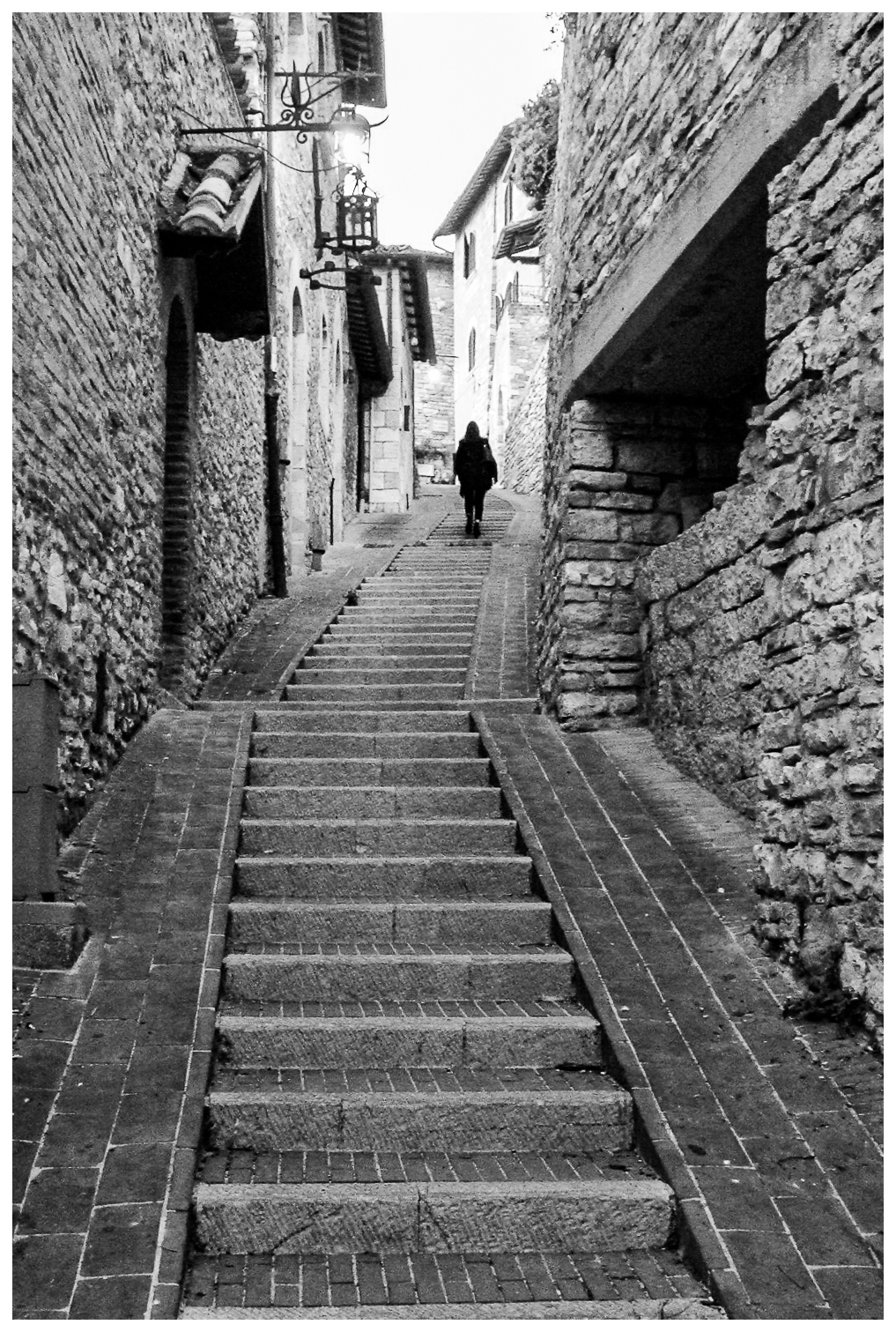 Salire in un vecchio borgo