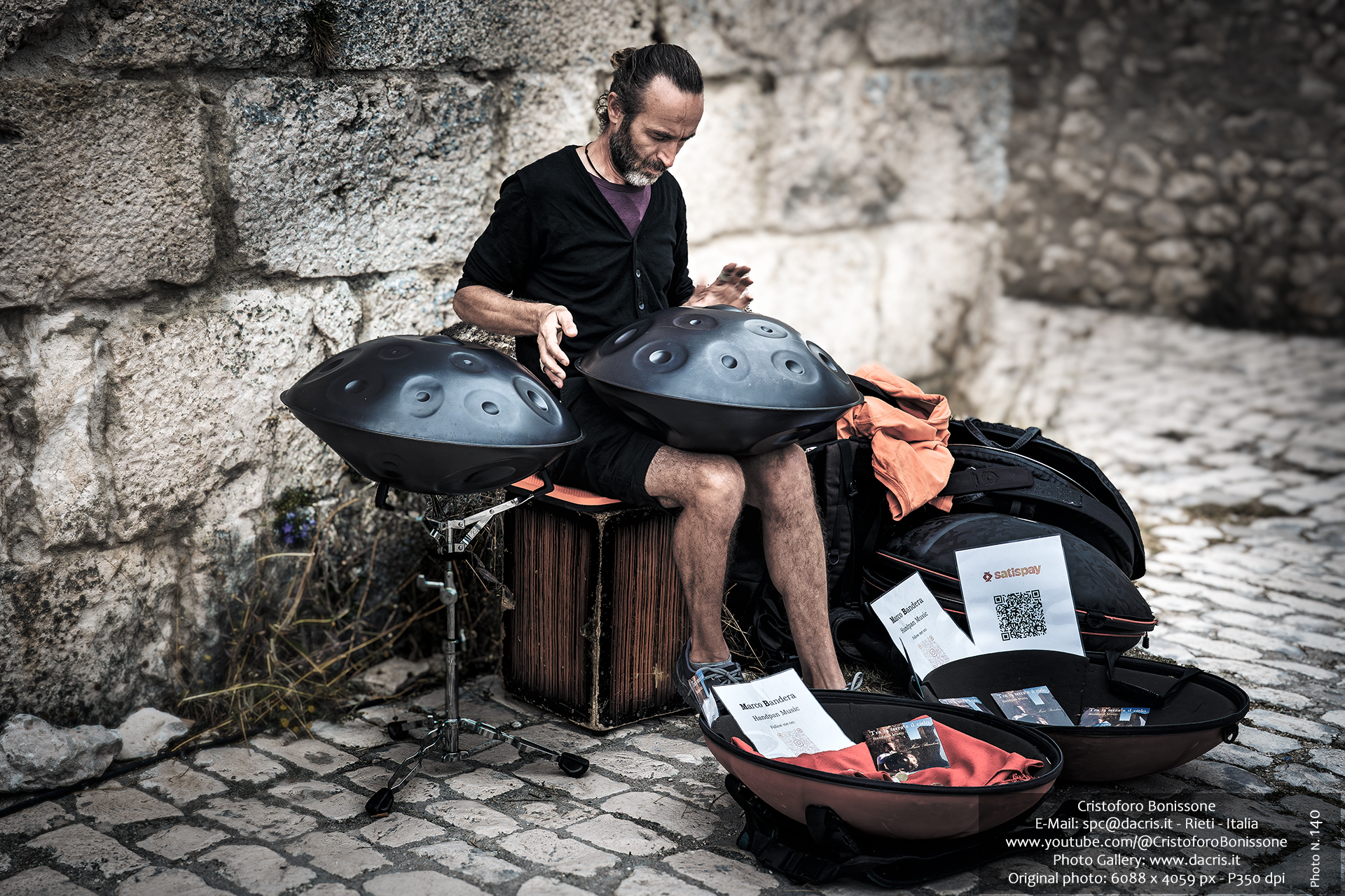 Handpan Musician @ Rocca Calascio - Photo 0140