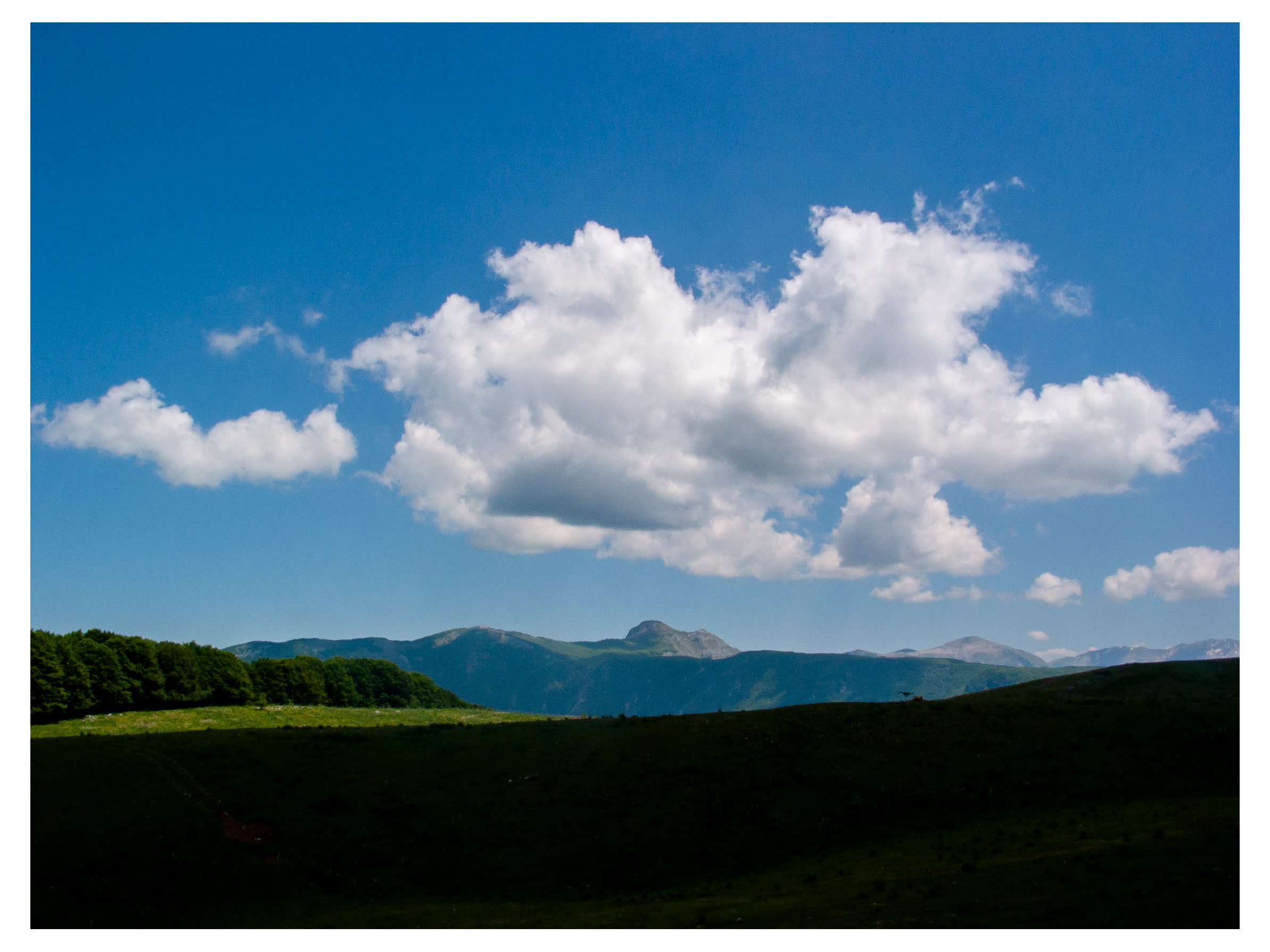 View from Colle Campitellino, 1440m, Simbruini, Lazio