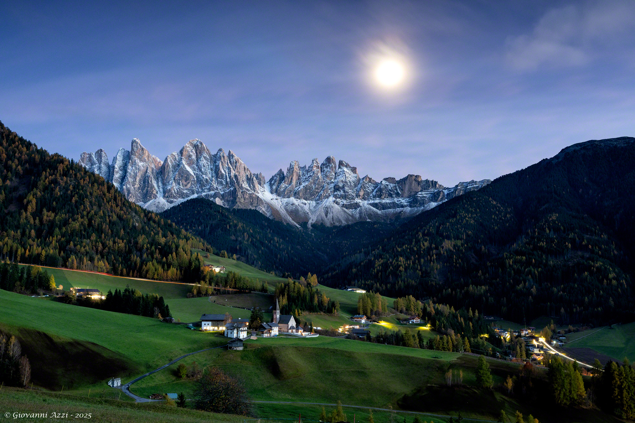 Santa Magdalena in the moonlight