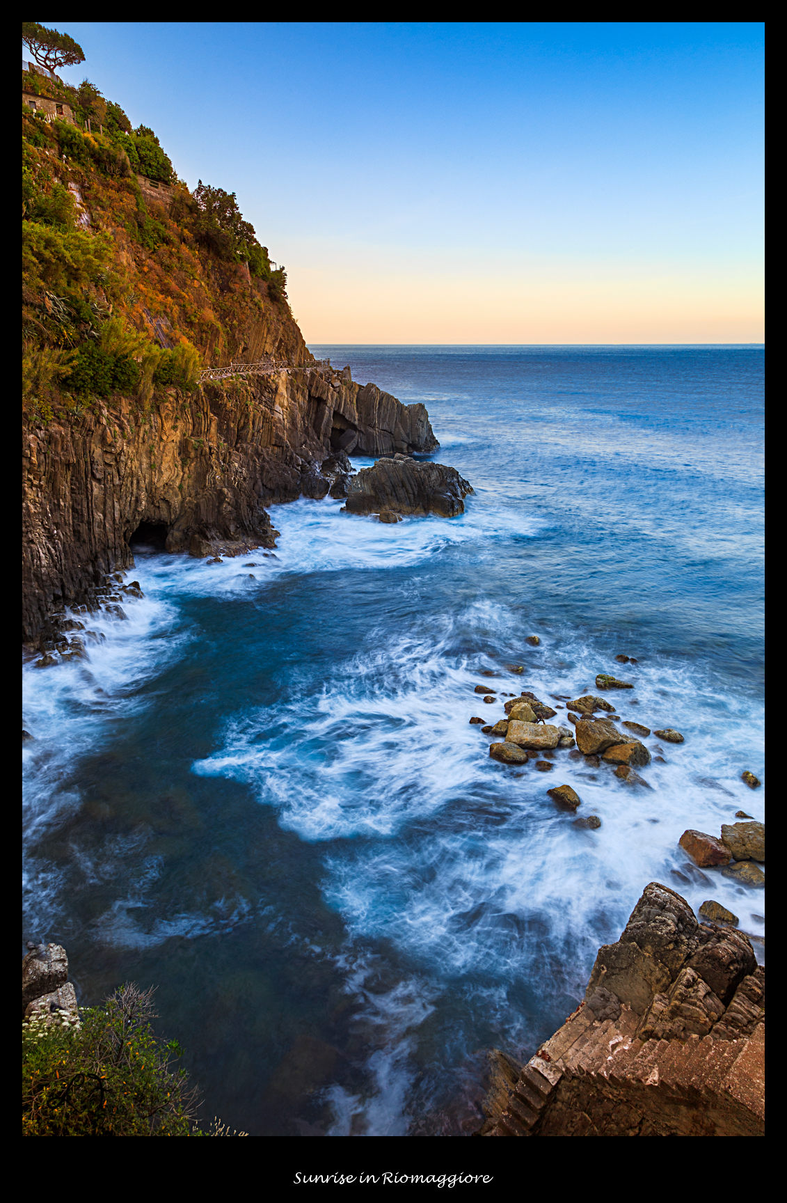 Sunrise in Riomaggiore