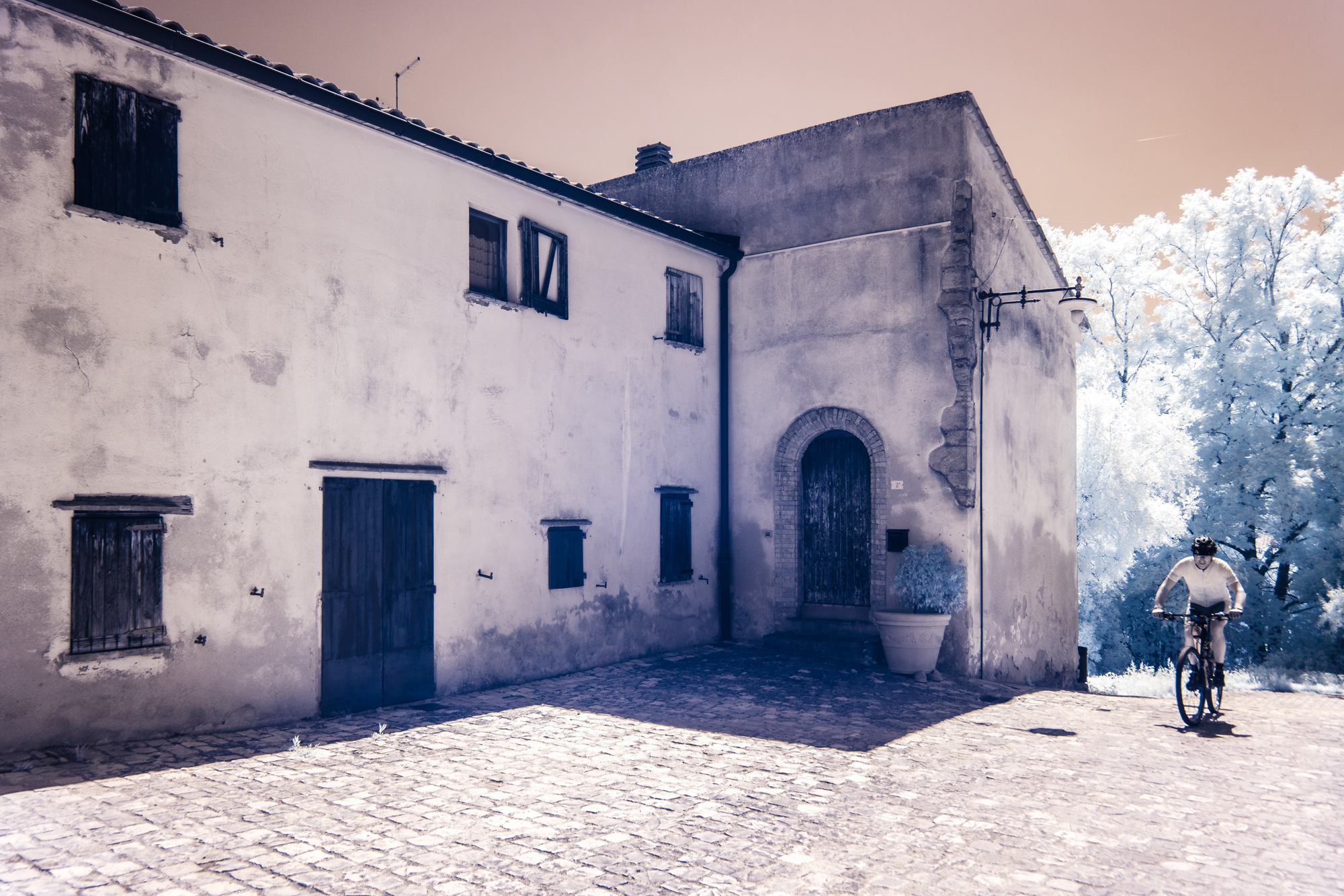 Albereto, ciclista - infrared 720nm