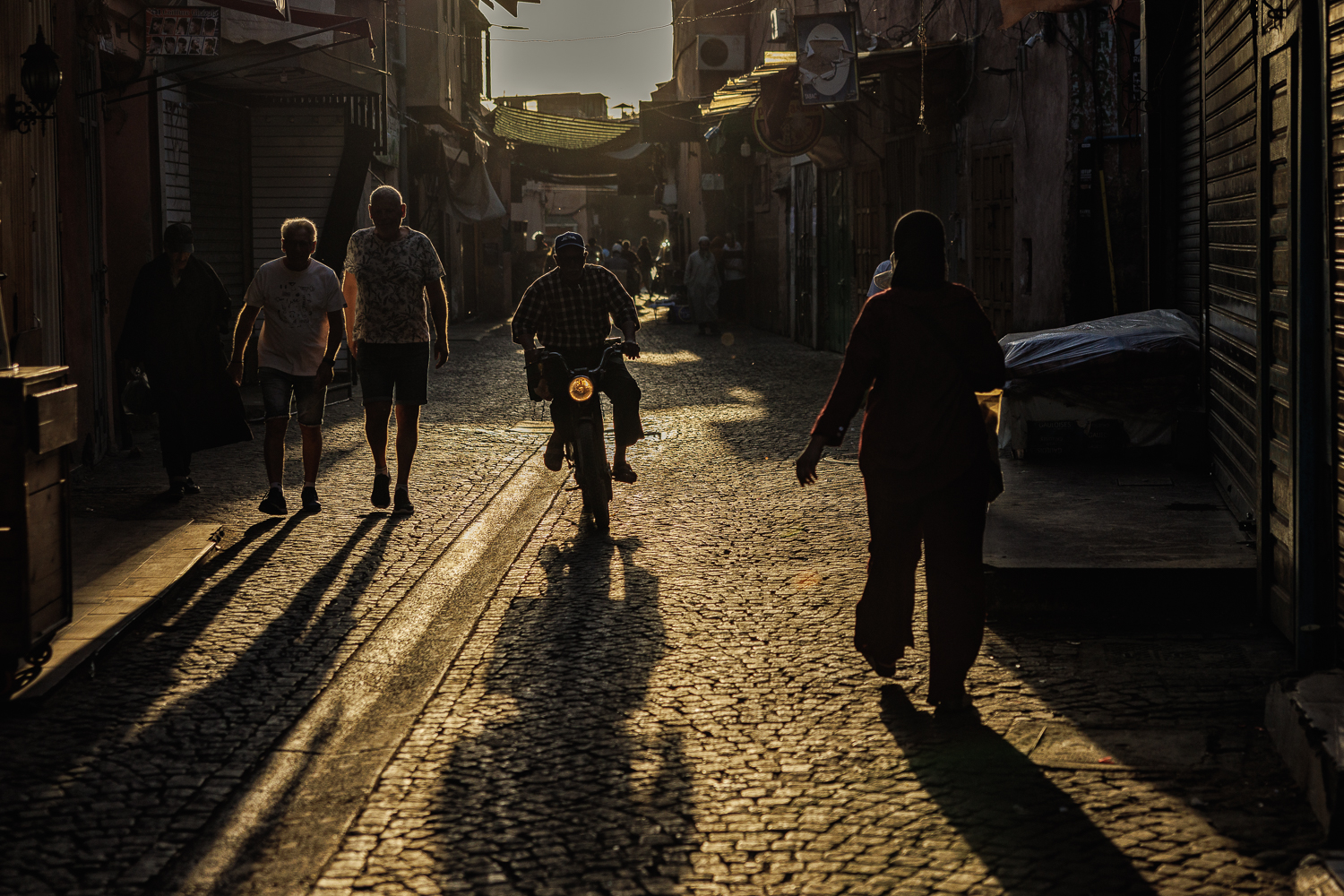 First lights in Marrakech