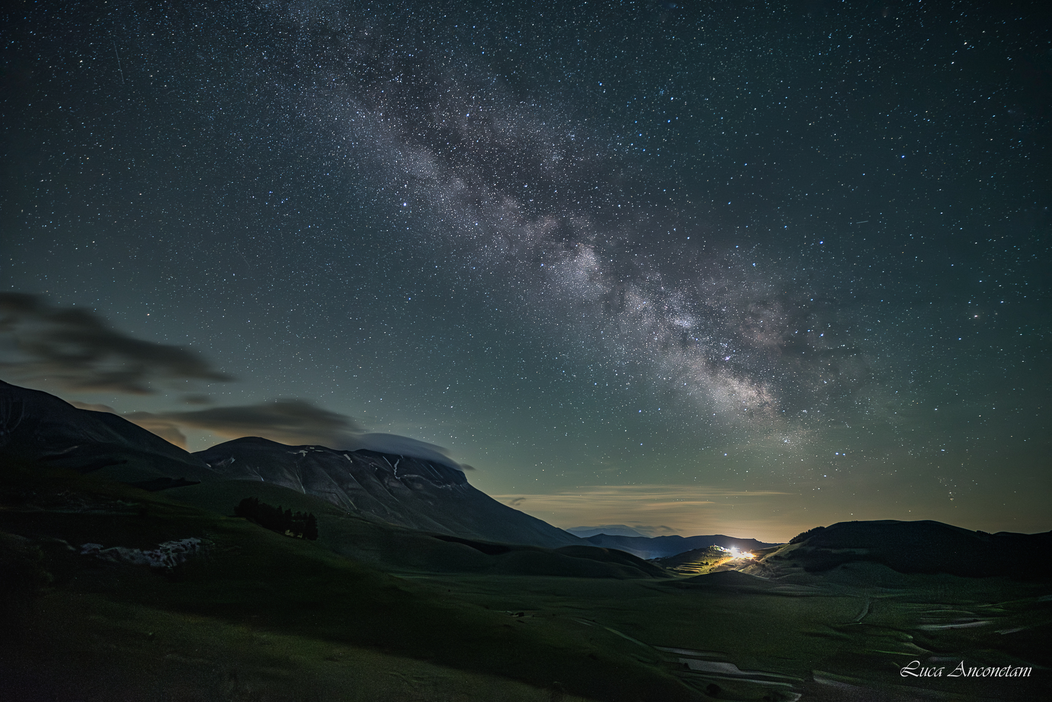 Milky way in Castelluccio
