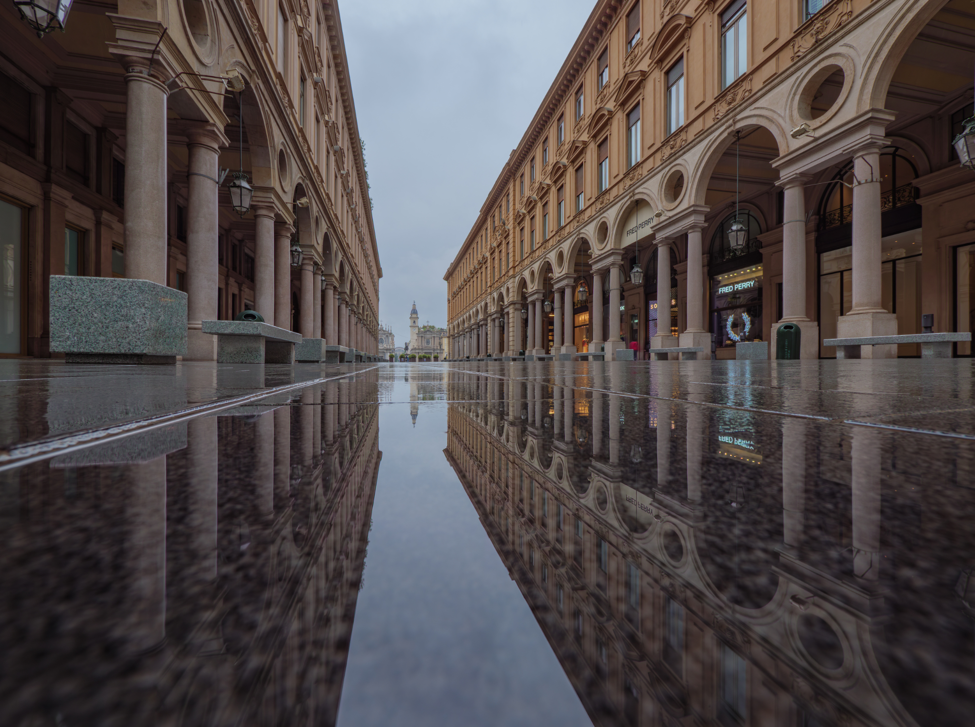 Via Roma dopo la ristrutturazione.