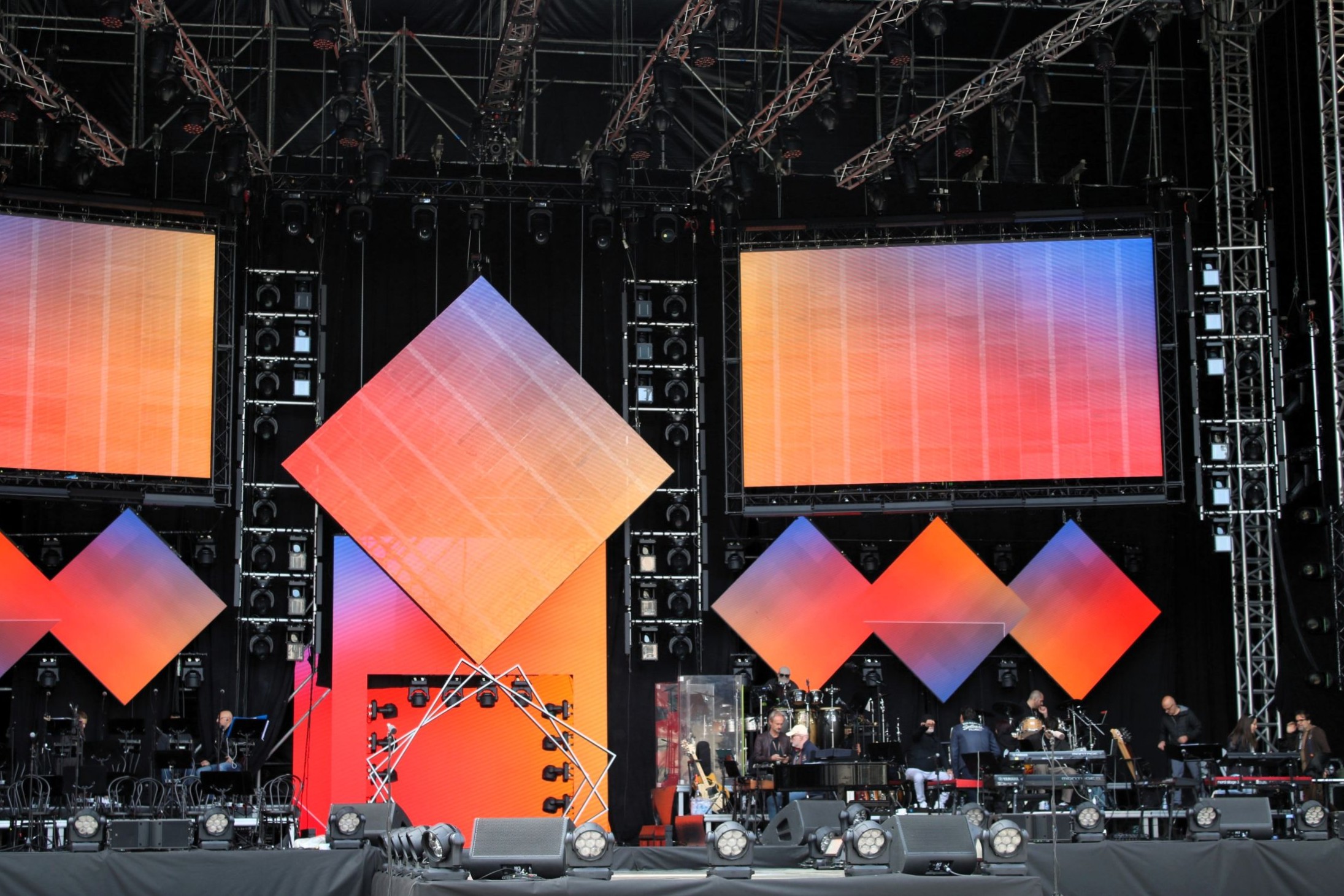 Le prove del concerto