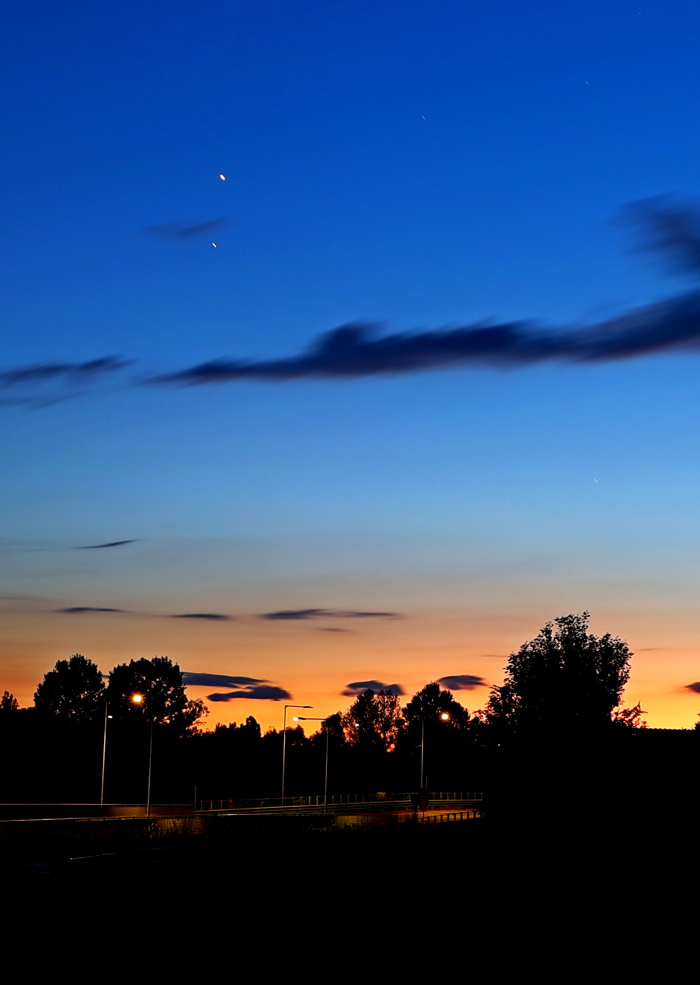 Jupiter's kiss to Venus