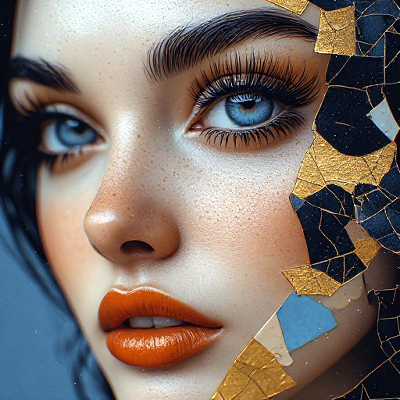 blue eyes