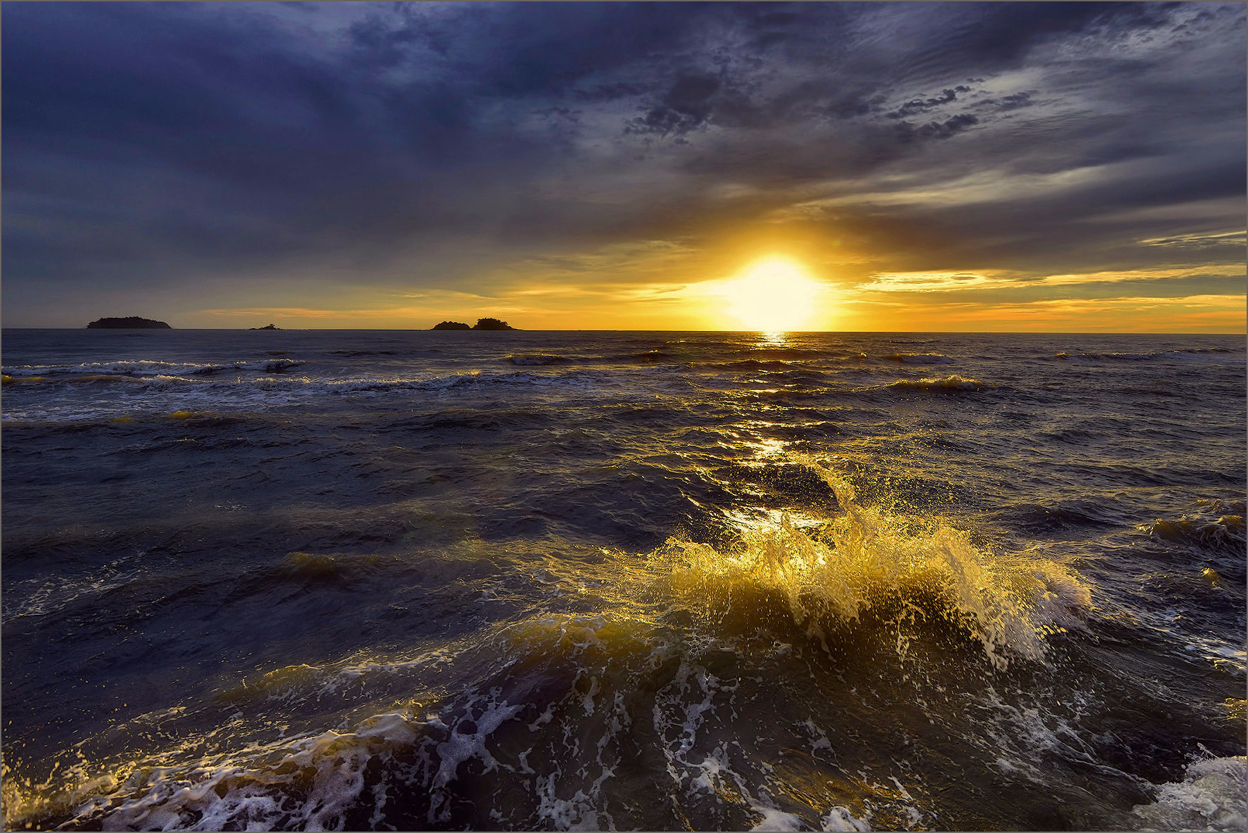 Sunset in Thailand