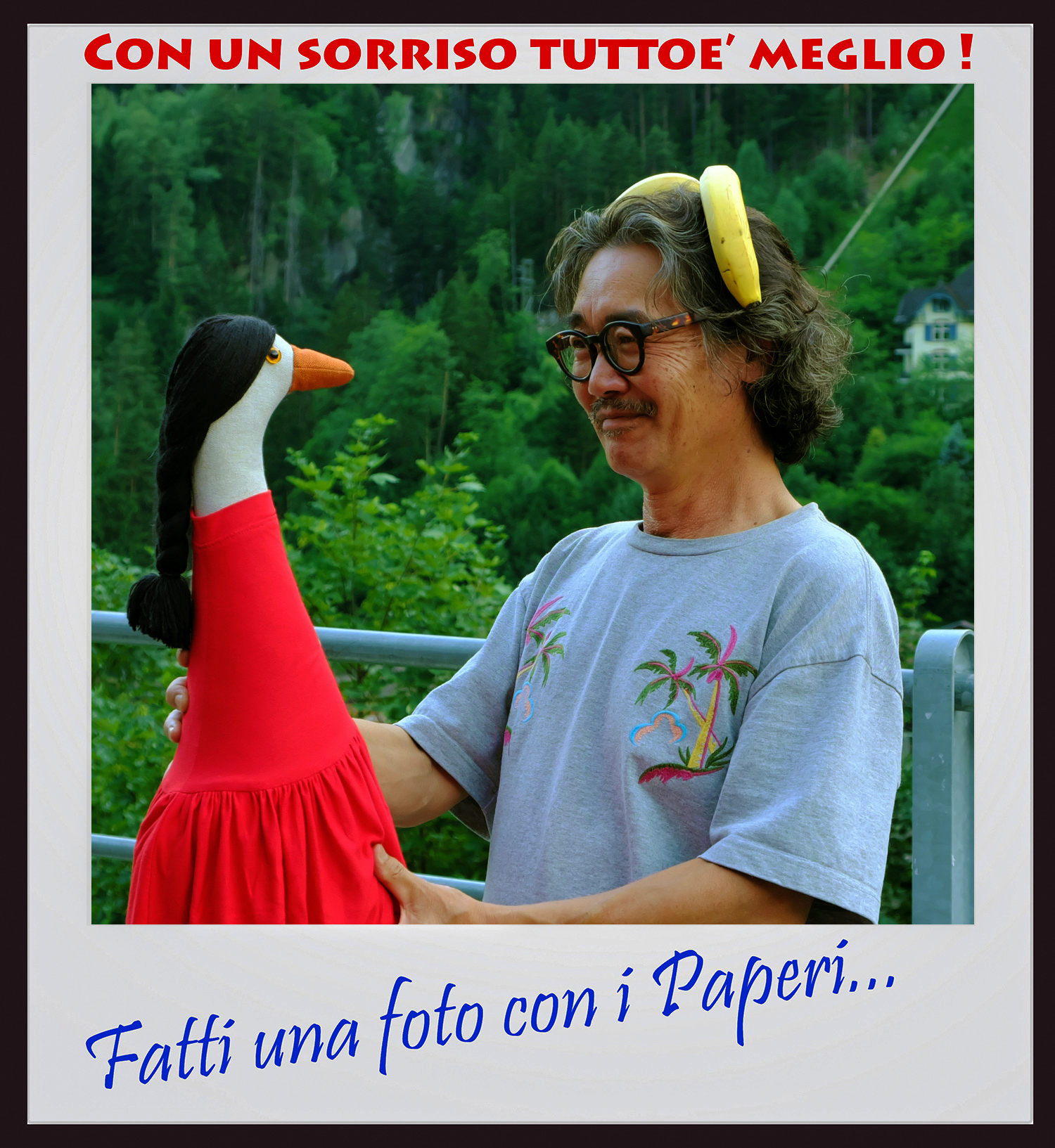 #fattiunafotoconipaperi  (con Kosji Kasatani)