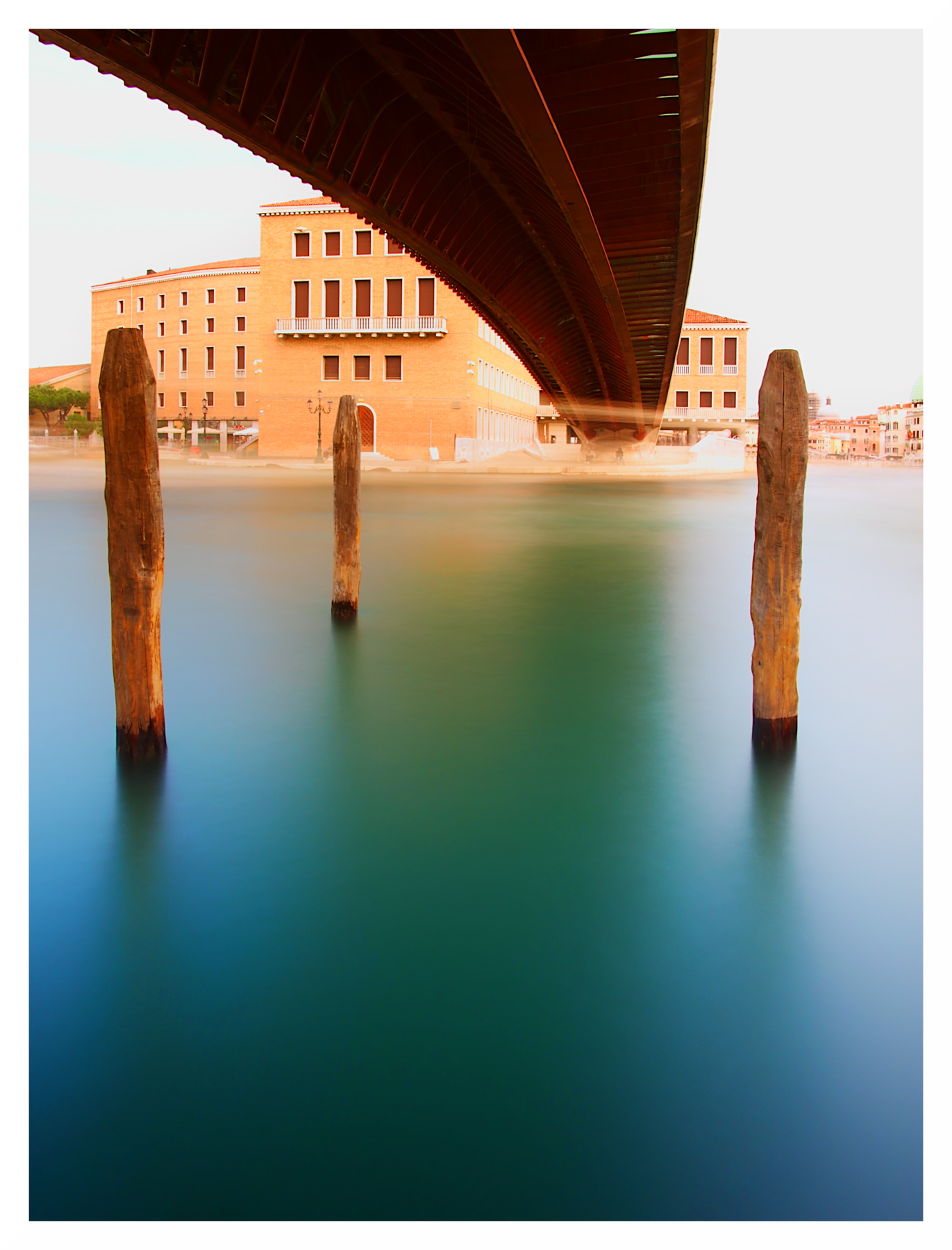 under the Calatrava Bridge ('of the Constitution')