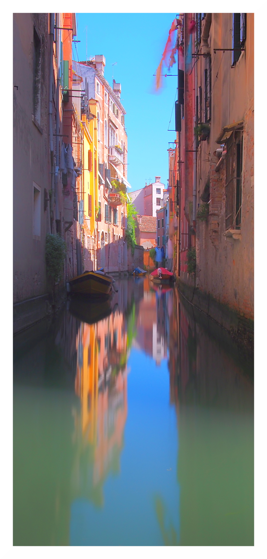 Vertical reflections in Santa Croce