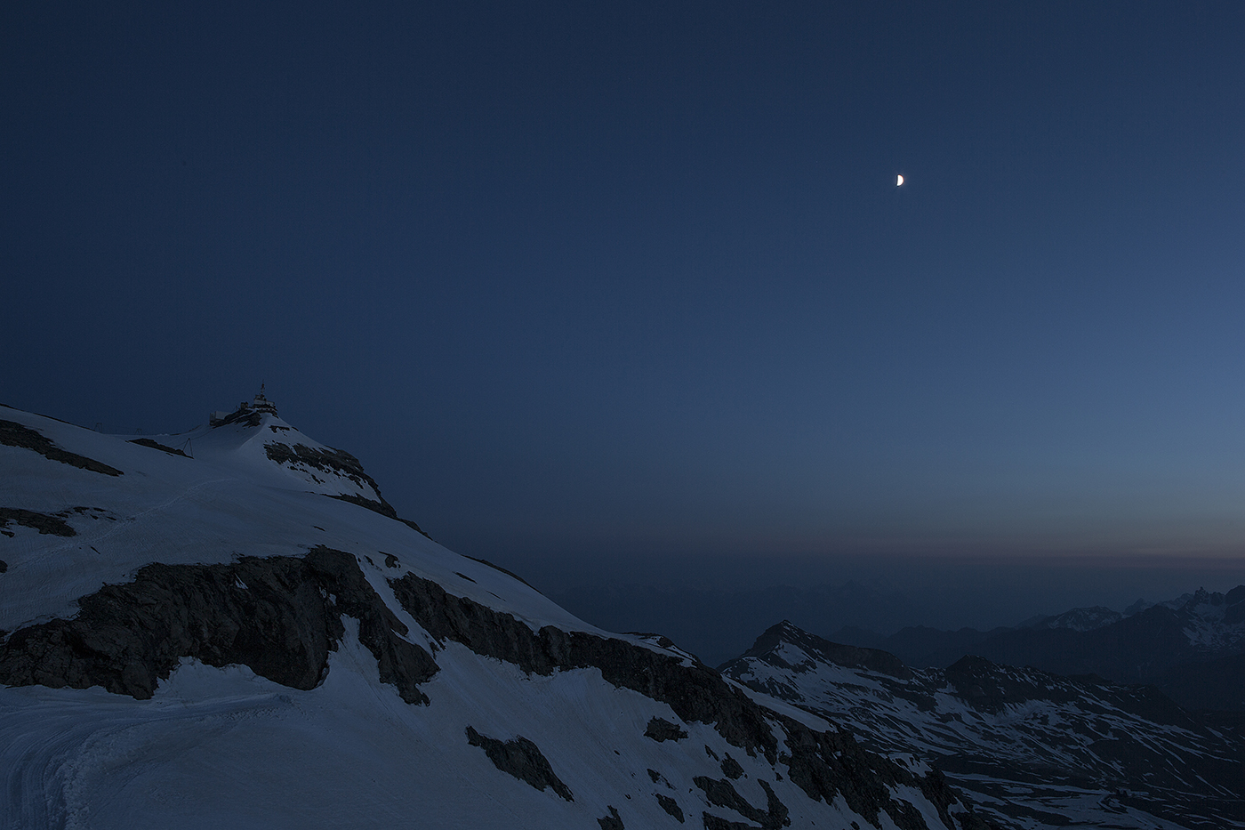 Ultime luci a Plateau Rosa