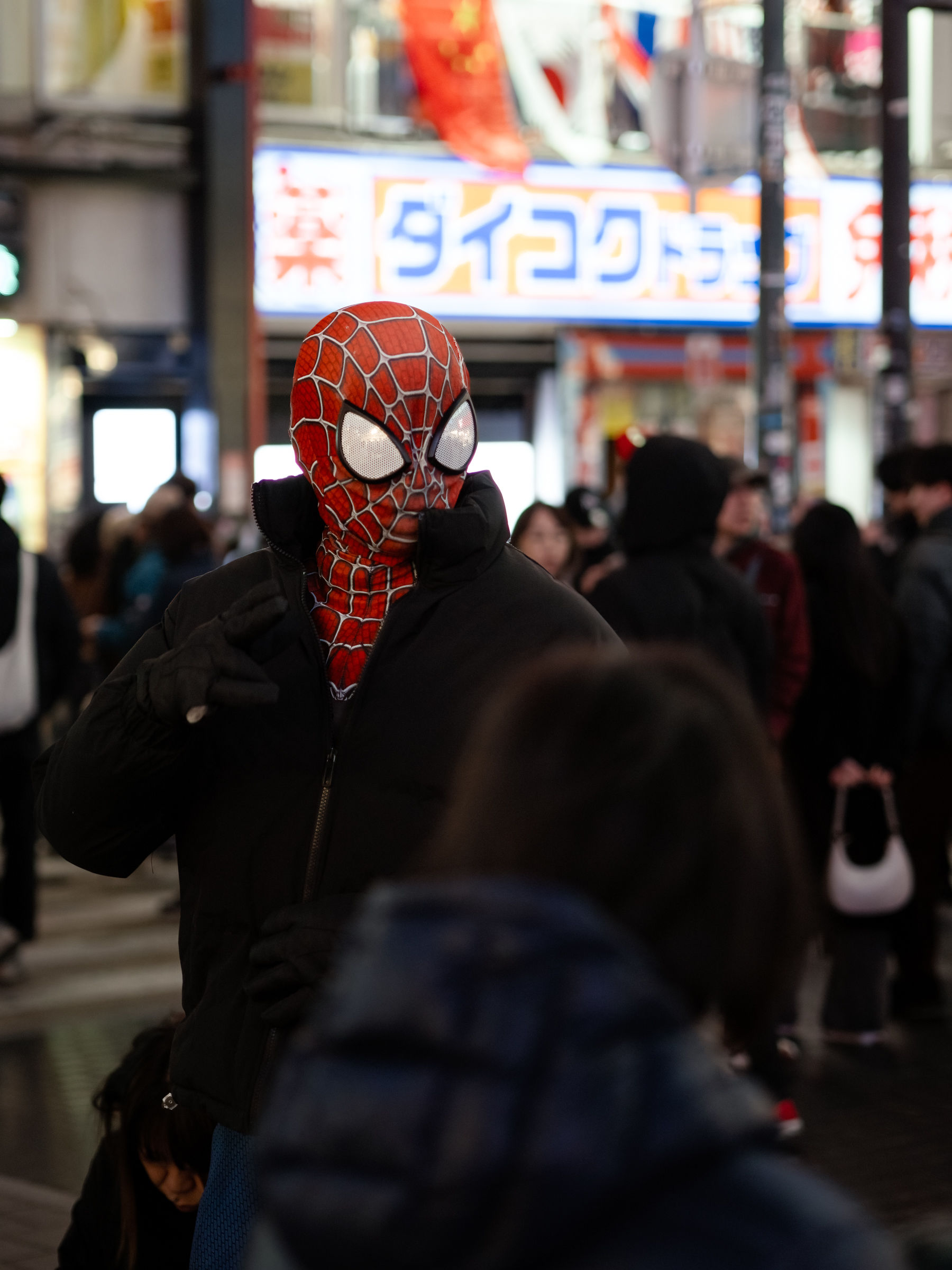 Spiderman at the end of his turn