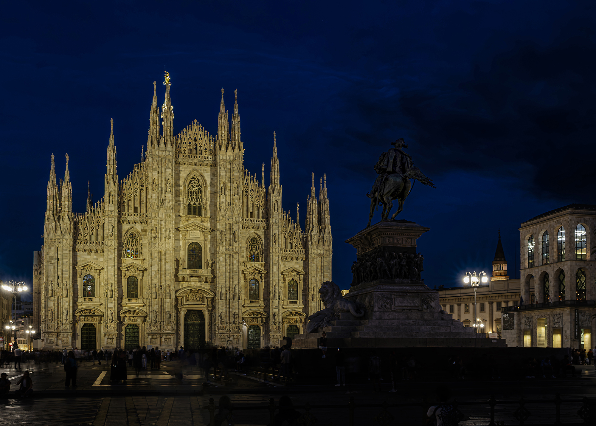 Milan by night.