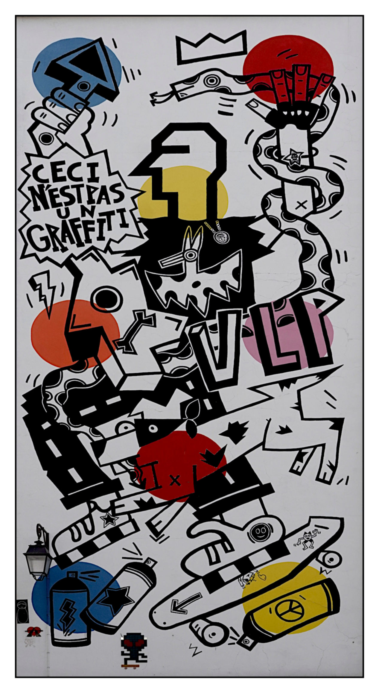 Ceci n'est pas un graffiti.